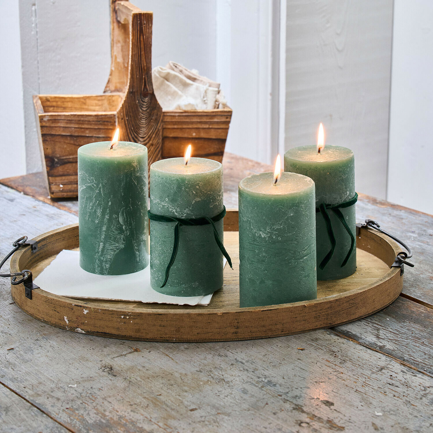 Set de 4 velas Braga