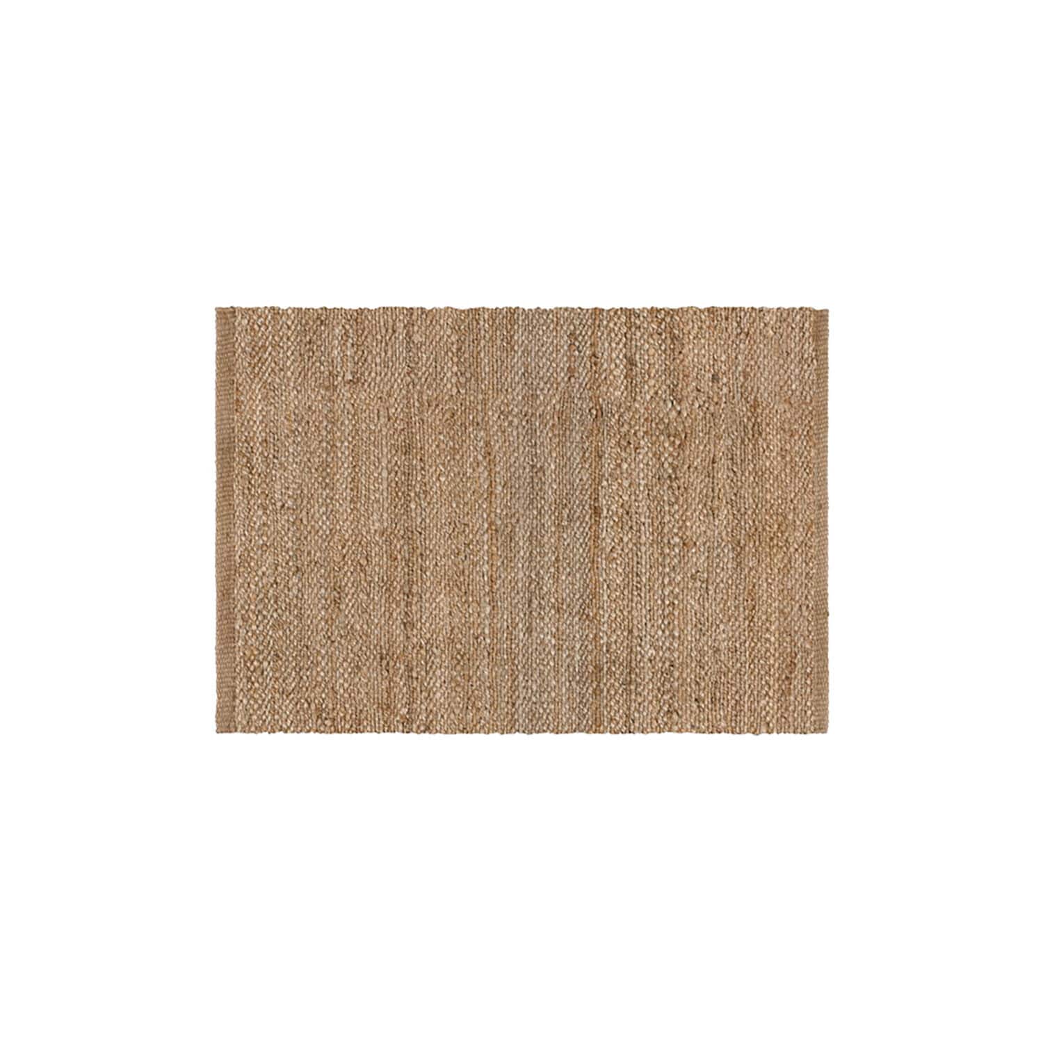 Alfombra Abitain Alfombra rectangular de yute natural en color beige, accesorio duradero y ecológico para el hogar