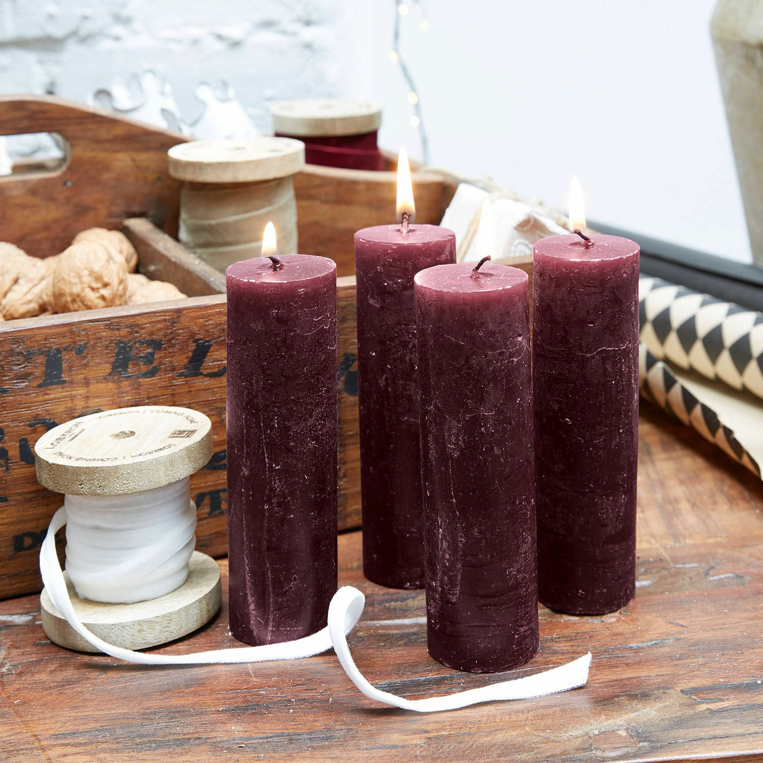 Set de 4 velas Muriel