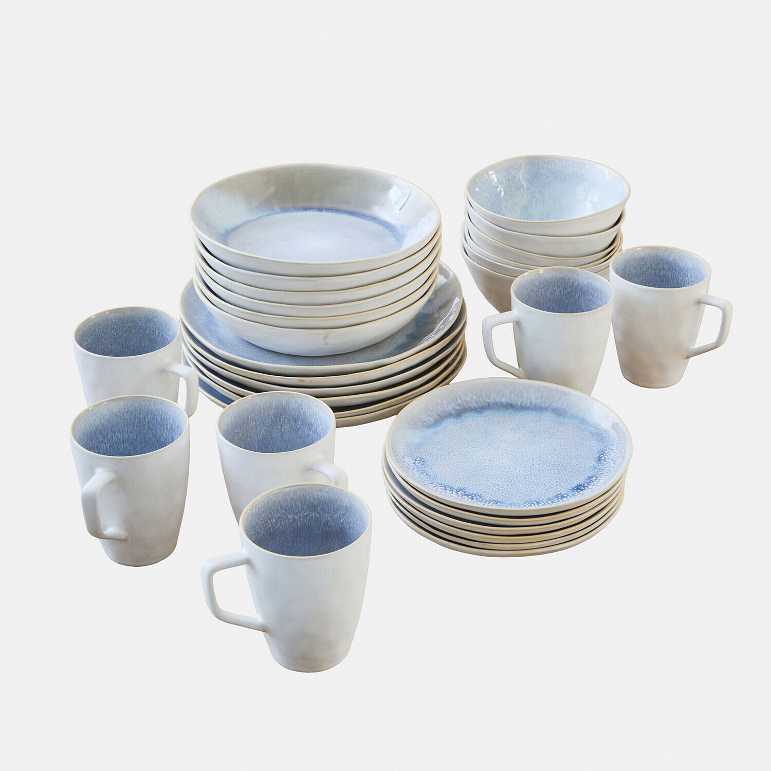 Set de 30 piezas de vajilla Vionette