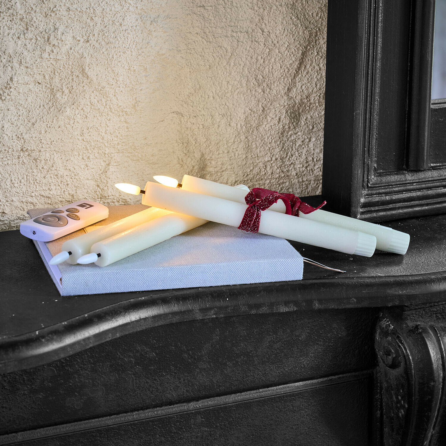 Set de 4 velas LED alargadas Eldsora