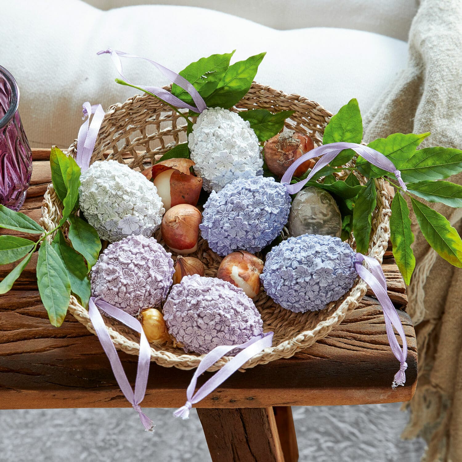Set de 6 huevos de Pascua Rigaud