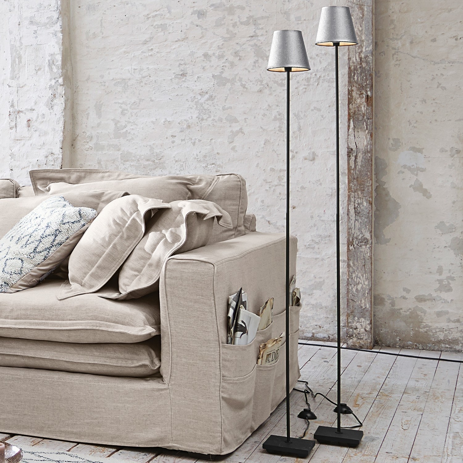 Set de 2 lámparas de pie Tacoma