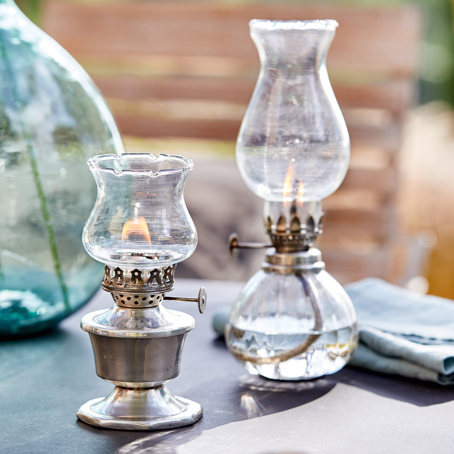 Set de 2 lámparas de aceite Crouy