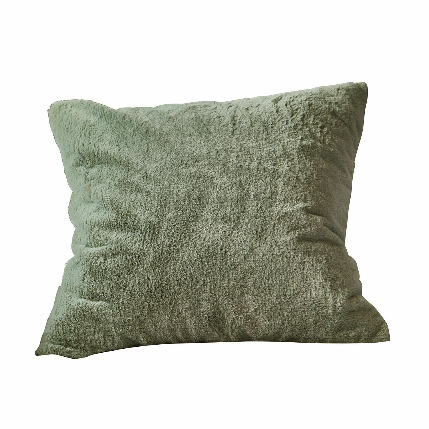 Funda de cojín Léorienne Cojín decorativo verde de material suave y aterciopelado para salón y dormitorio