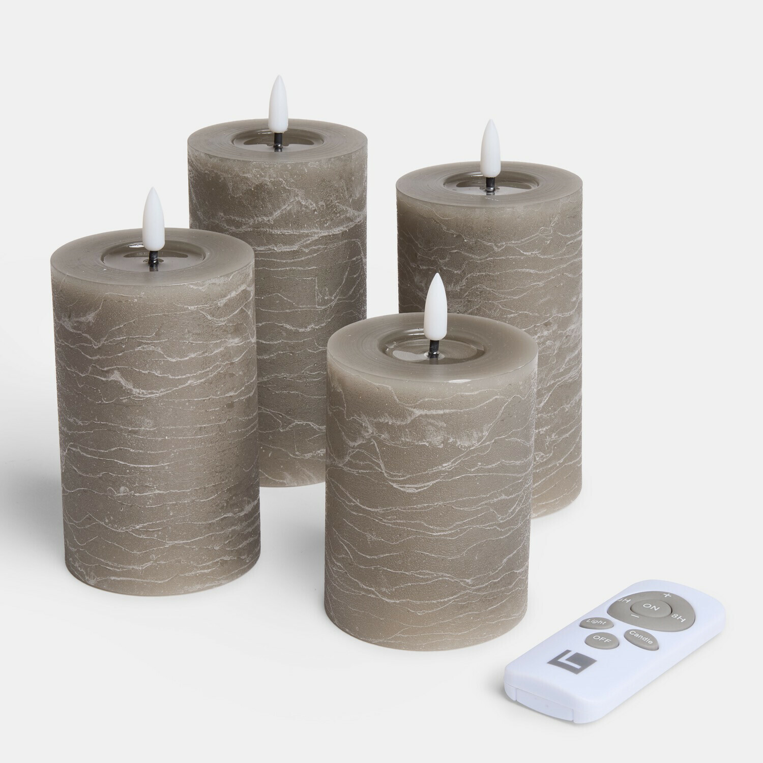 Set de 4 velas LED tipo pilar Ljusvik Set de 4 velas LED tipo pilar Ljusvik