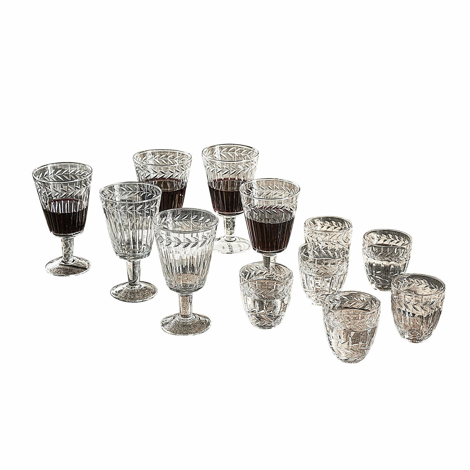 Set de 12 vasos Padiès