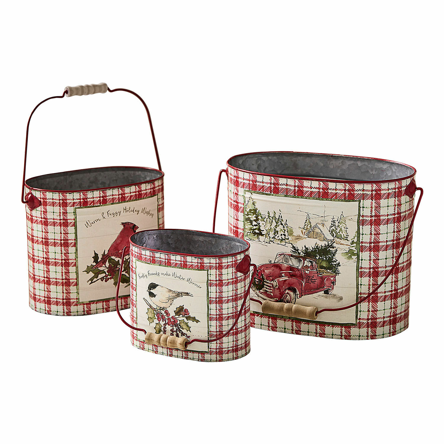 Set de 3 macetas Fuzzy