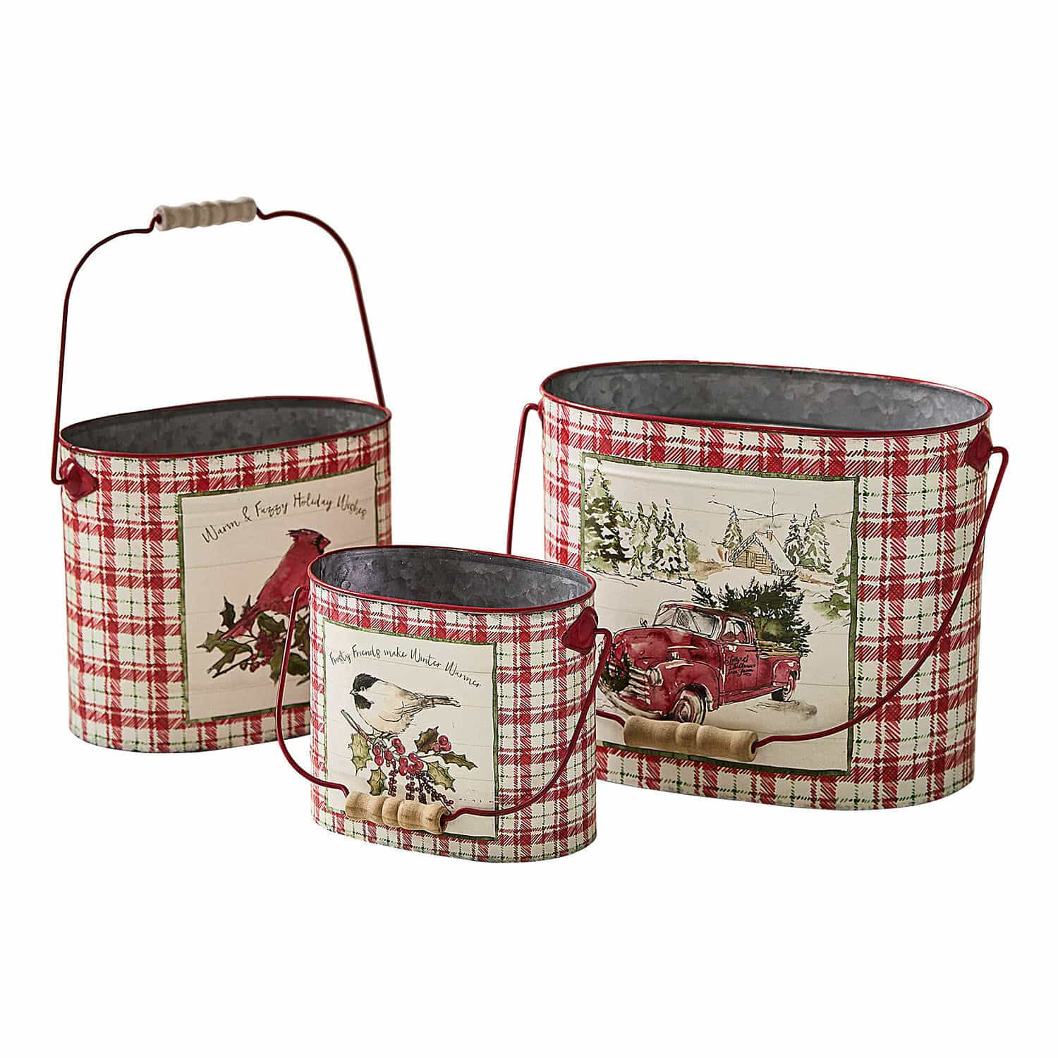 Set de 3 macetas Fuzzy