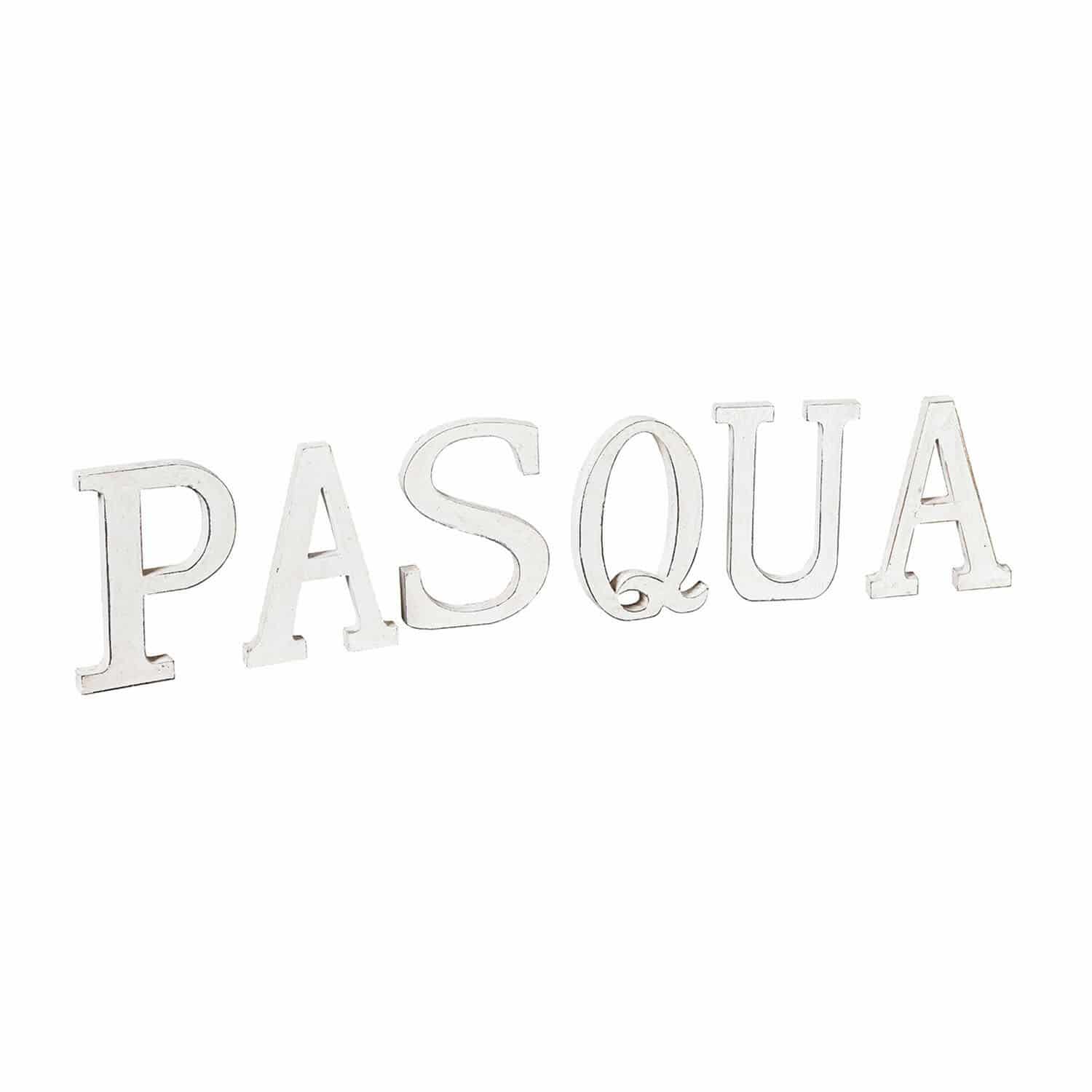 Letras decorativas PASQUA 
