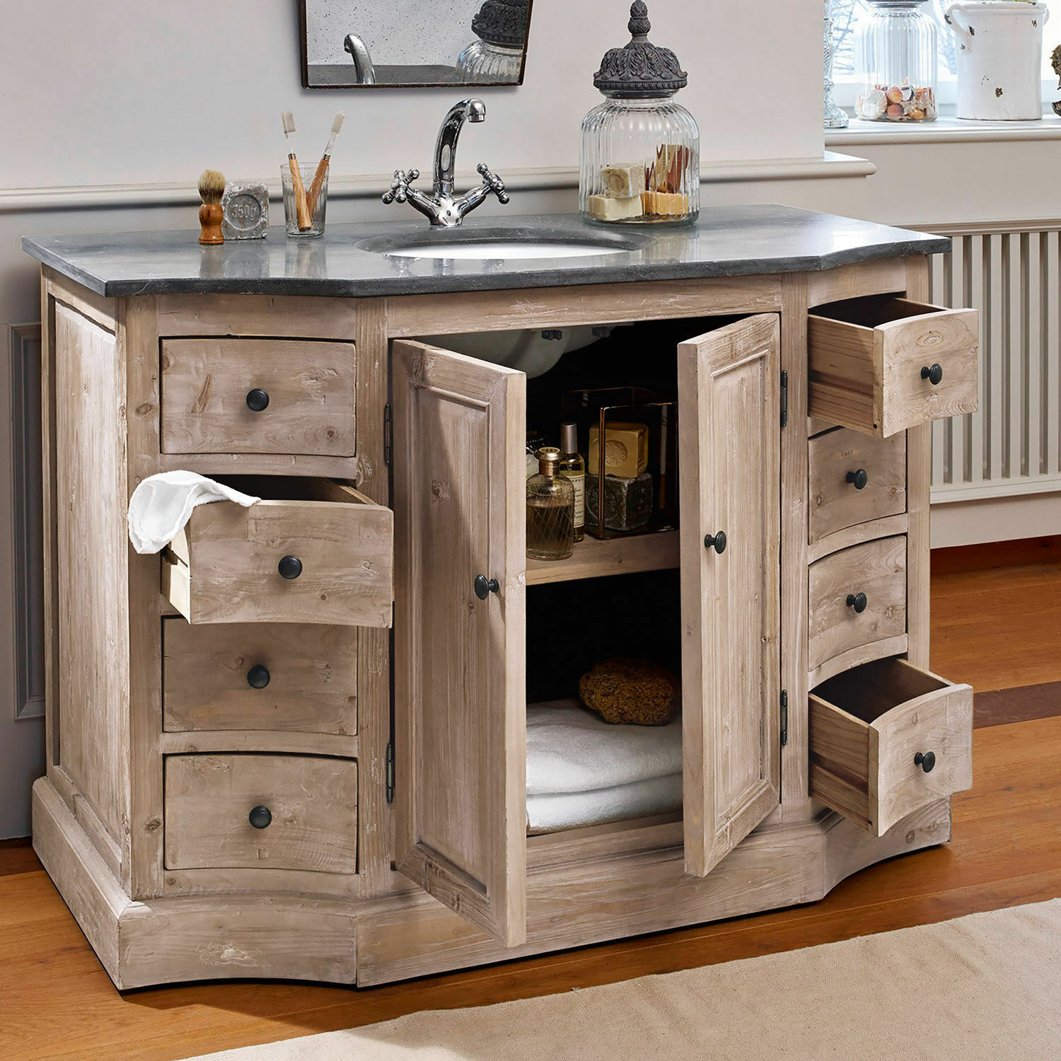 Mueble de baño con lavabo Manaurie