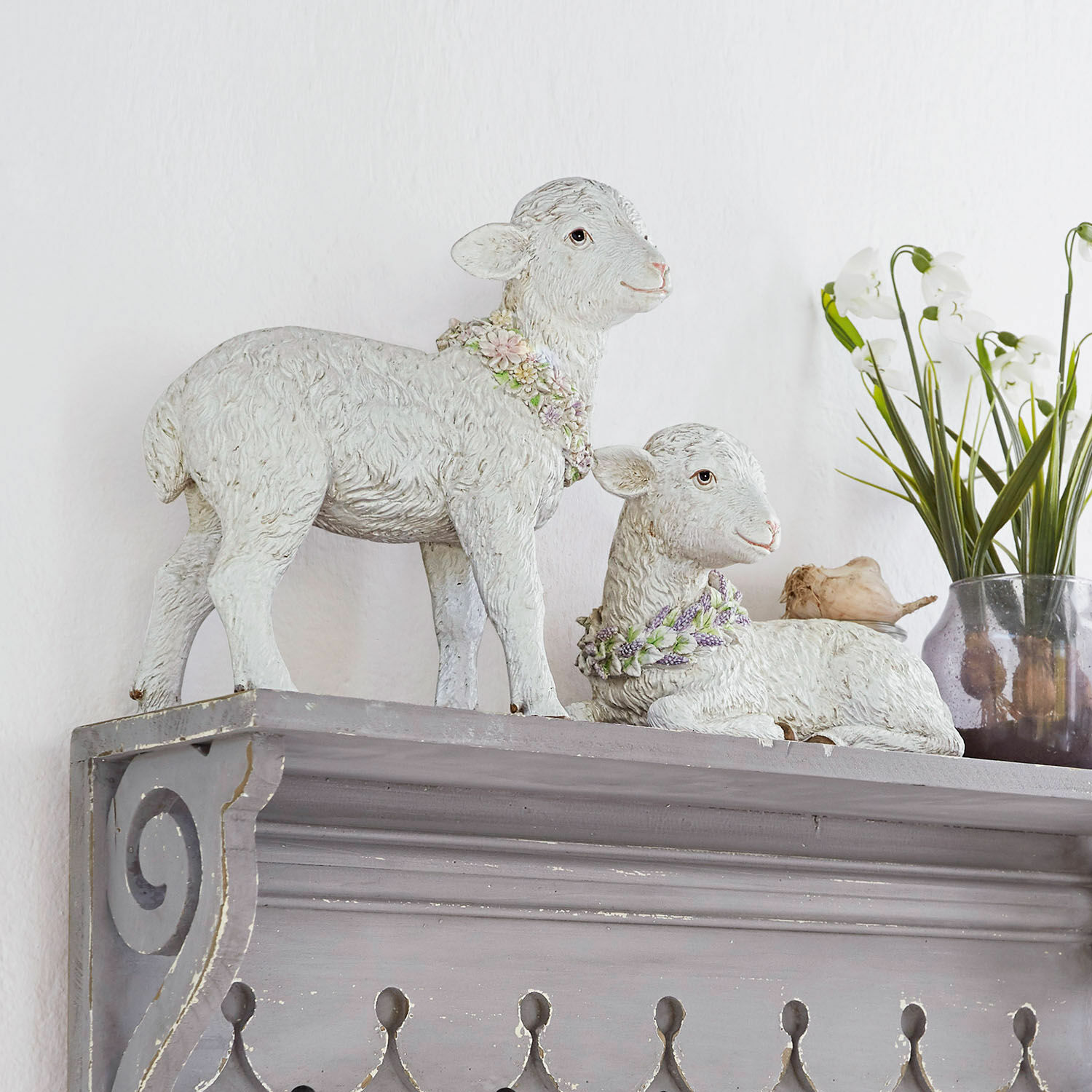 Set de 2 corderos decorativos Pepperell