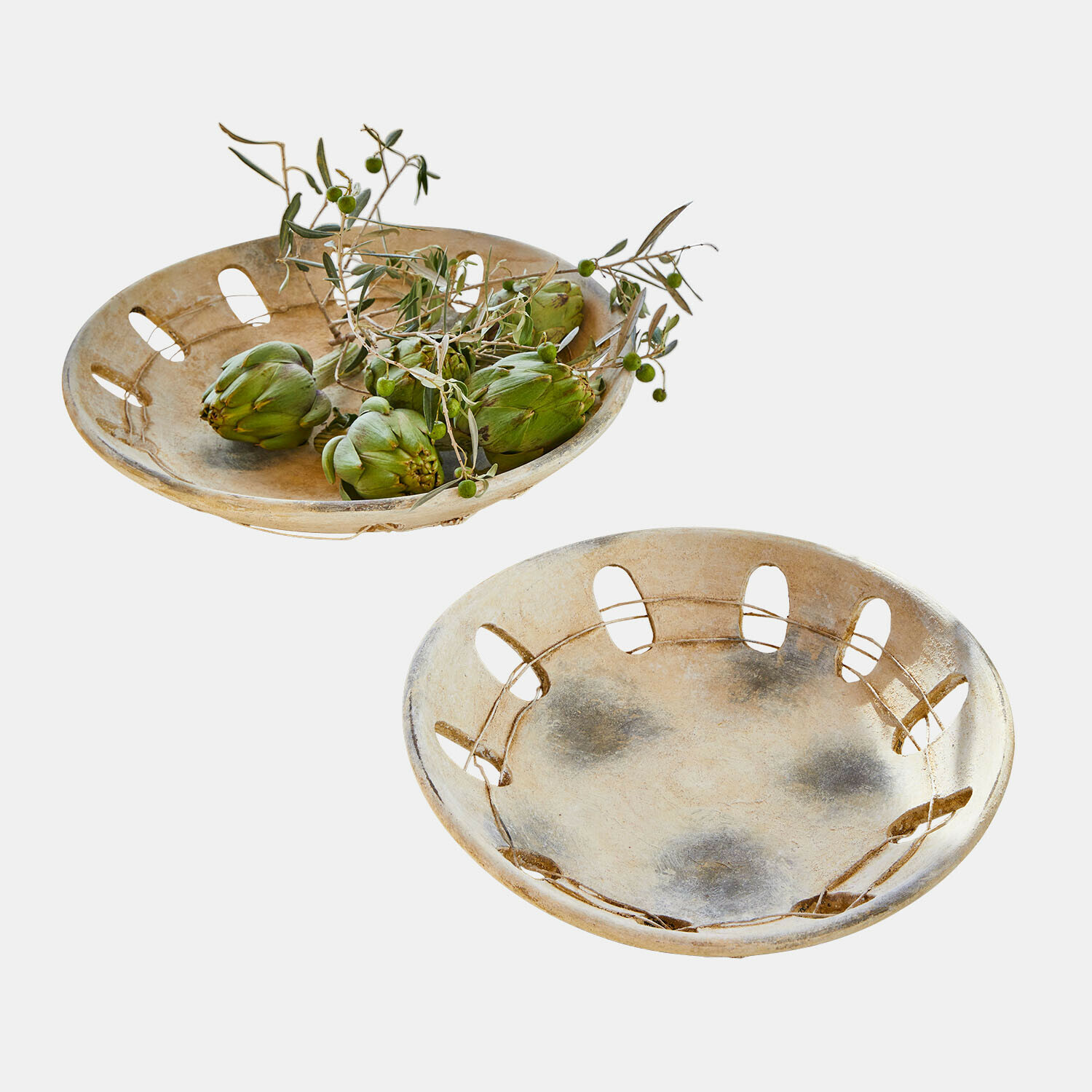 Set de 2 cuencos decorativos Delunas