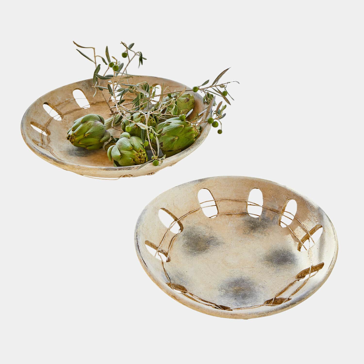 Set de 2 cuencos decorativos Delunas