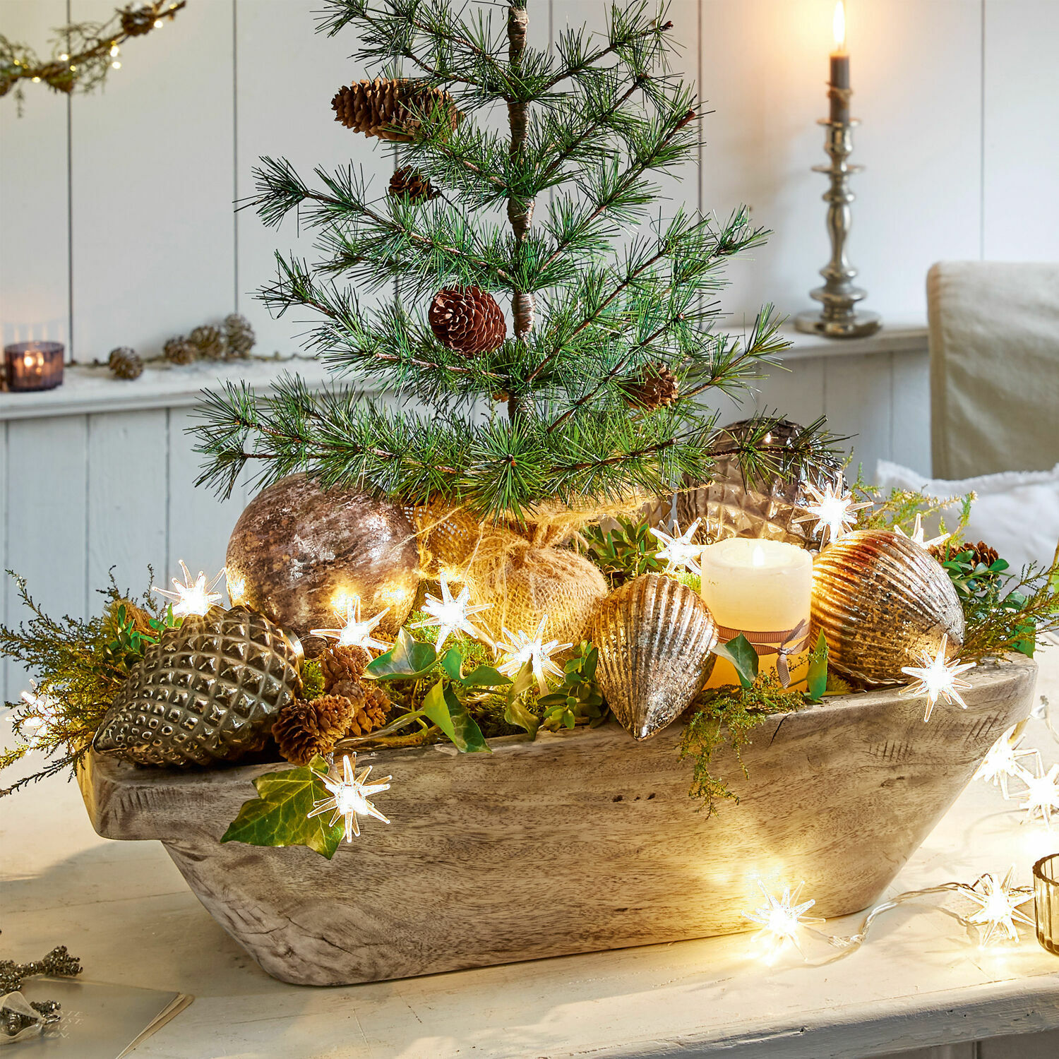 Set de 6 adornos navideños Layounne