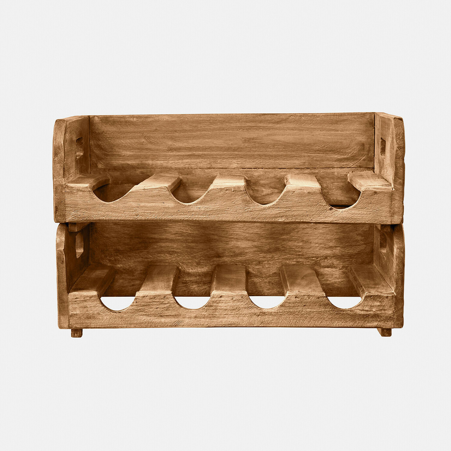 Set de 2 portabotellas Crestwooden