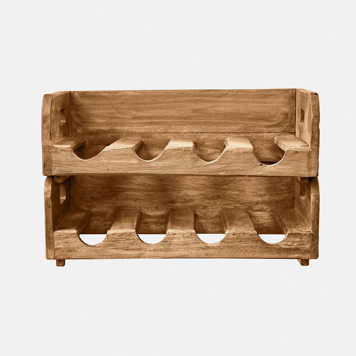 Set de 2 portabotellas Crestwooden