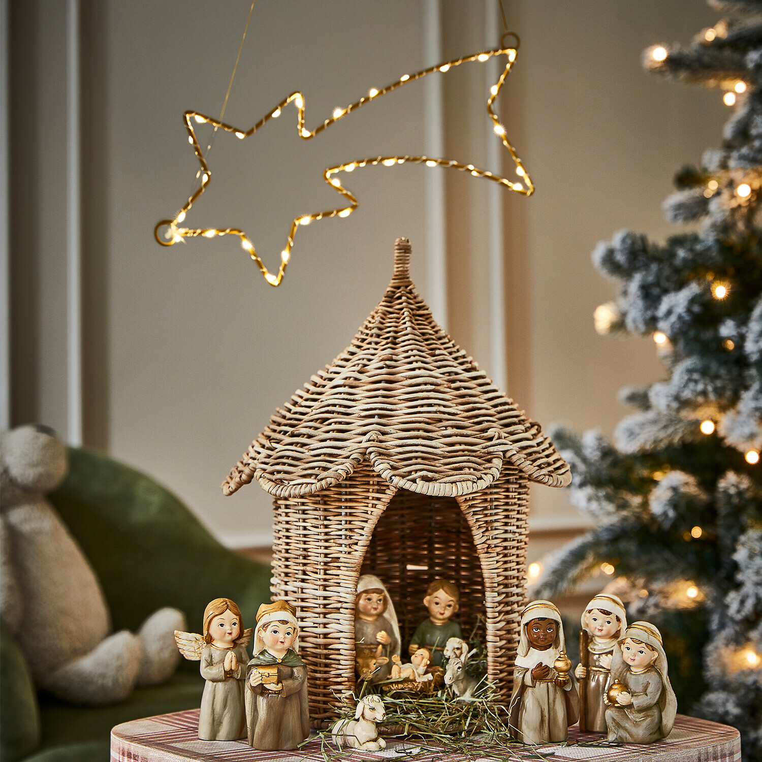 Estrella de Navidad LED Glittera
