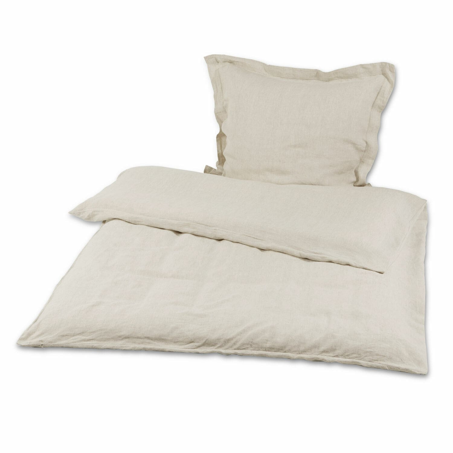 lino Ropa de cama Kilanema de lino en color beige natural, tela suave y transpirable para dormitorio