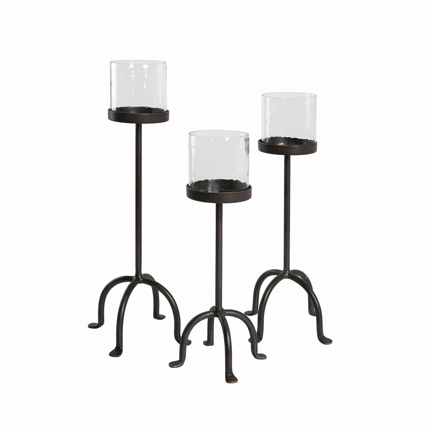 Set de 3 candeleros Tanbira