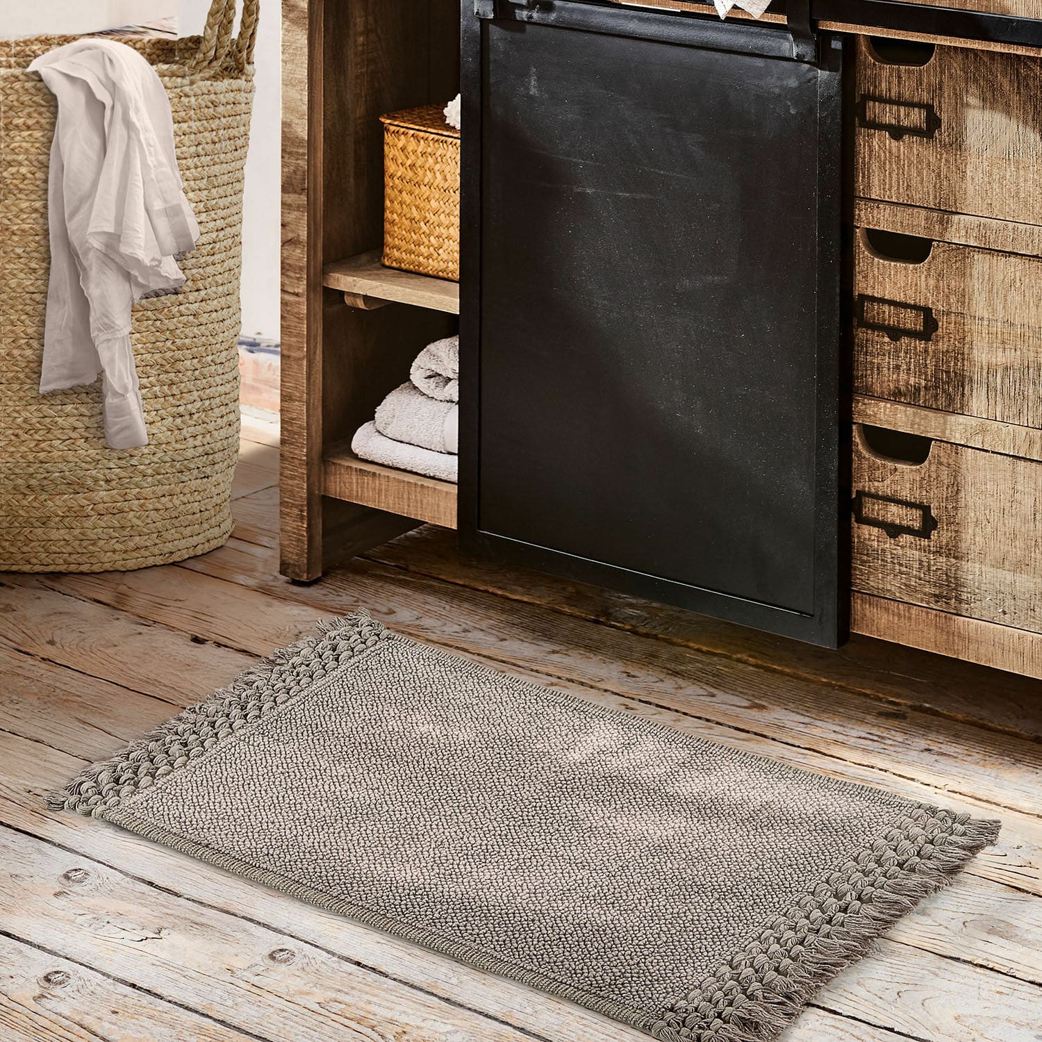 Set de 2 alfombrillas de baño Faelwyn
