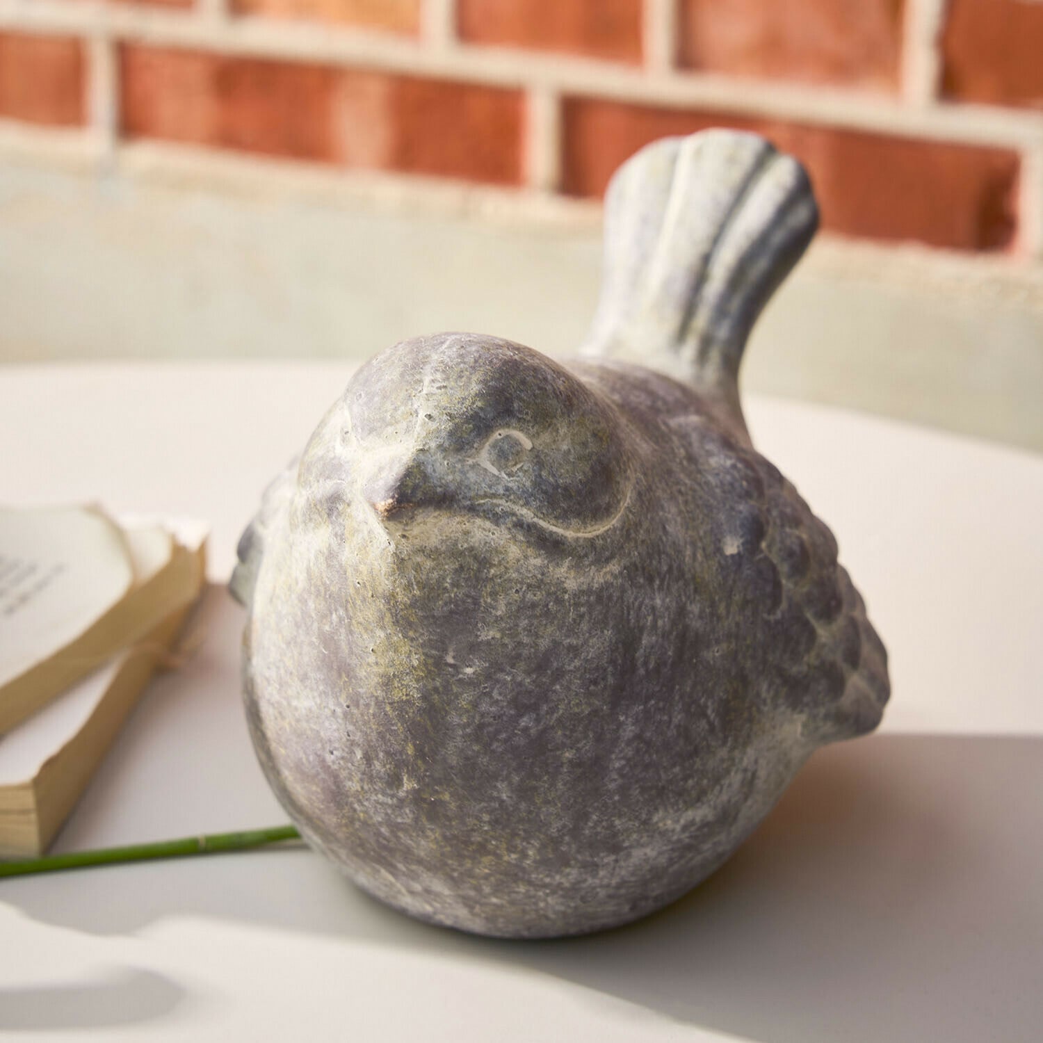 Set de 2 pájaros decorativos Haldoríe