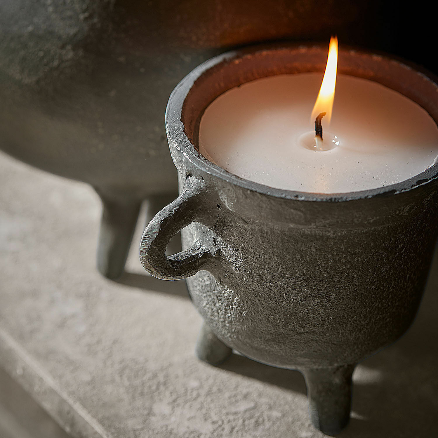 Set de 2 portavelas con velas Lavignoux