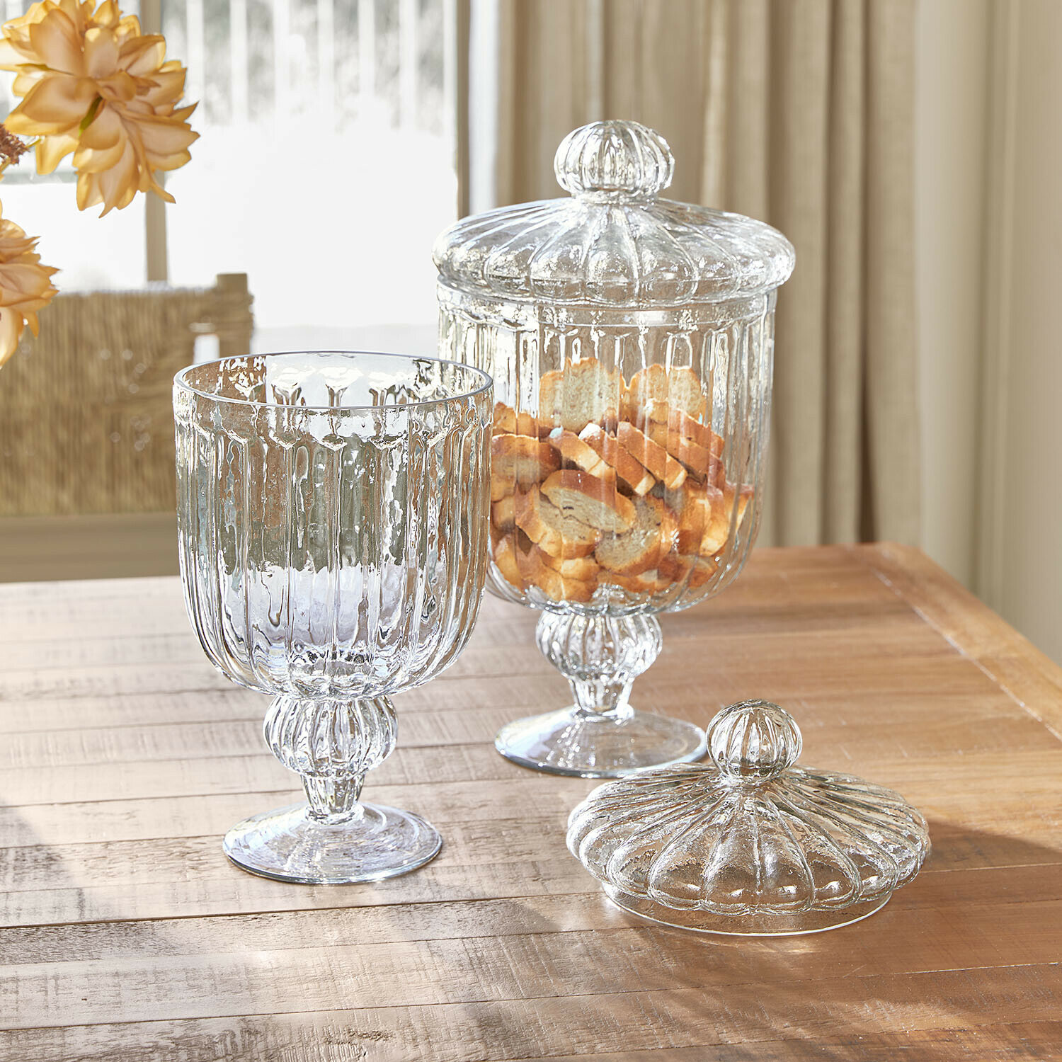 Set de 2 tarros de cristal Mélomiane
