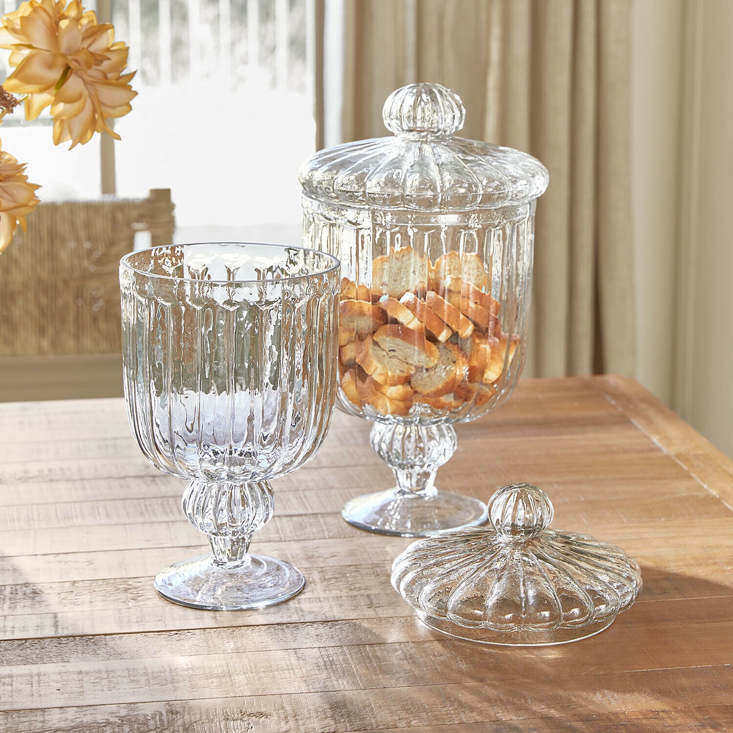 Set de 2 tarros de cristal Mélomiane