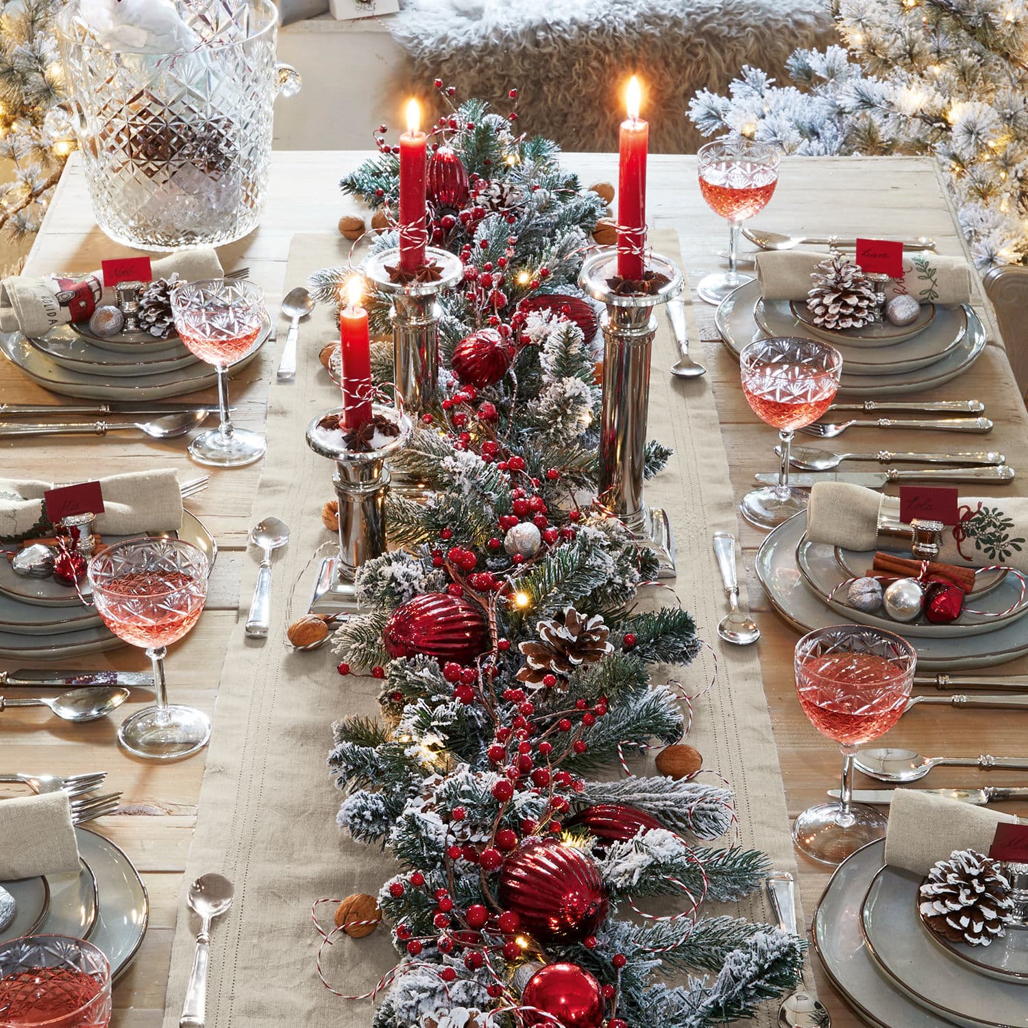 Set de 6 adornos navideños Blavet