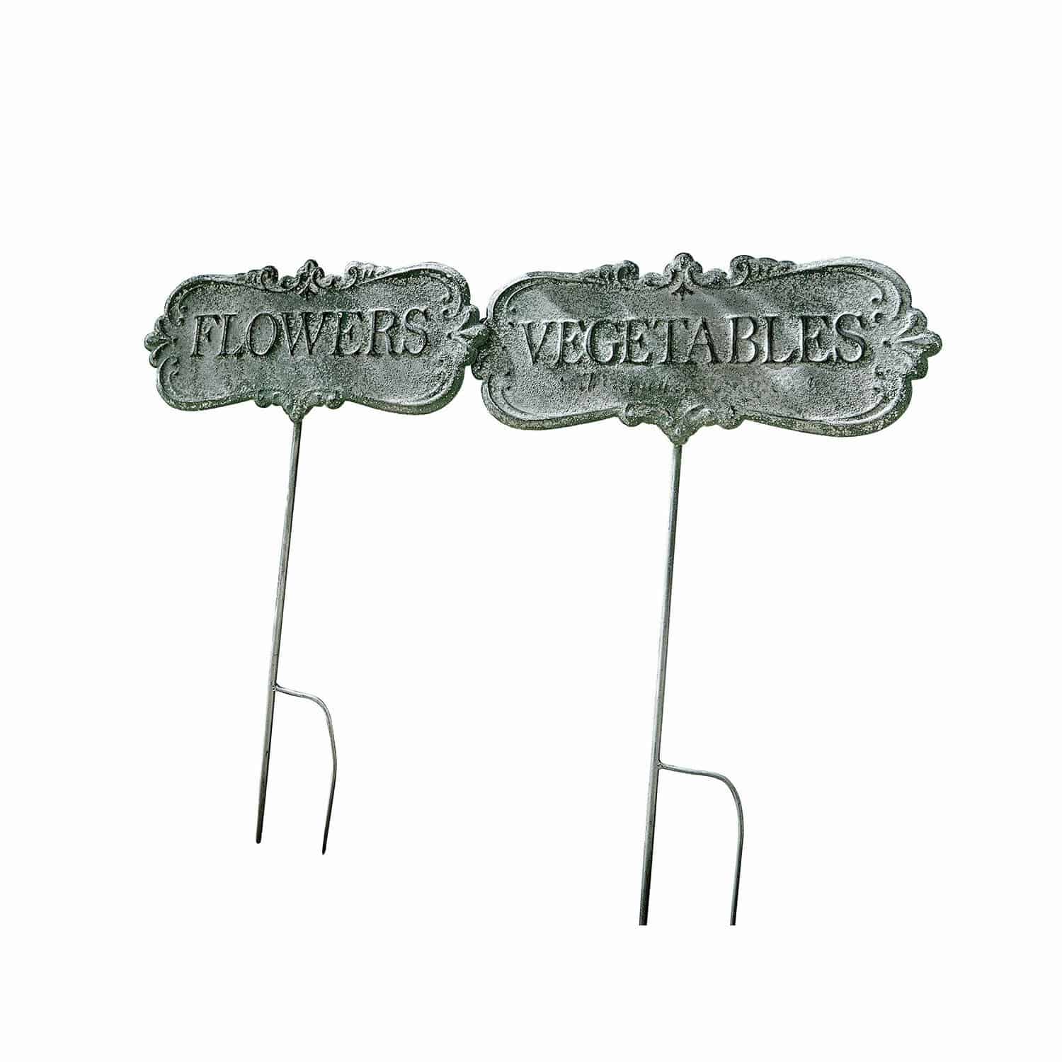 Set de 2 estacas de jardín Flowers & Vegetables