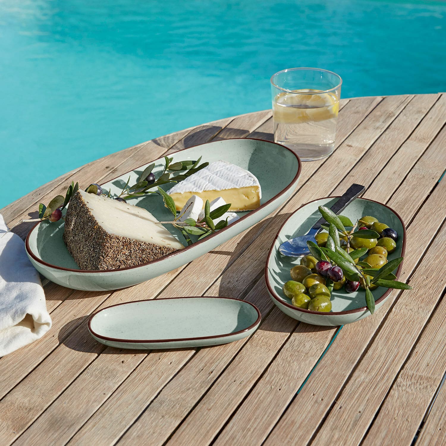 Set de 3 platos Biarré