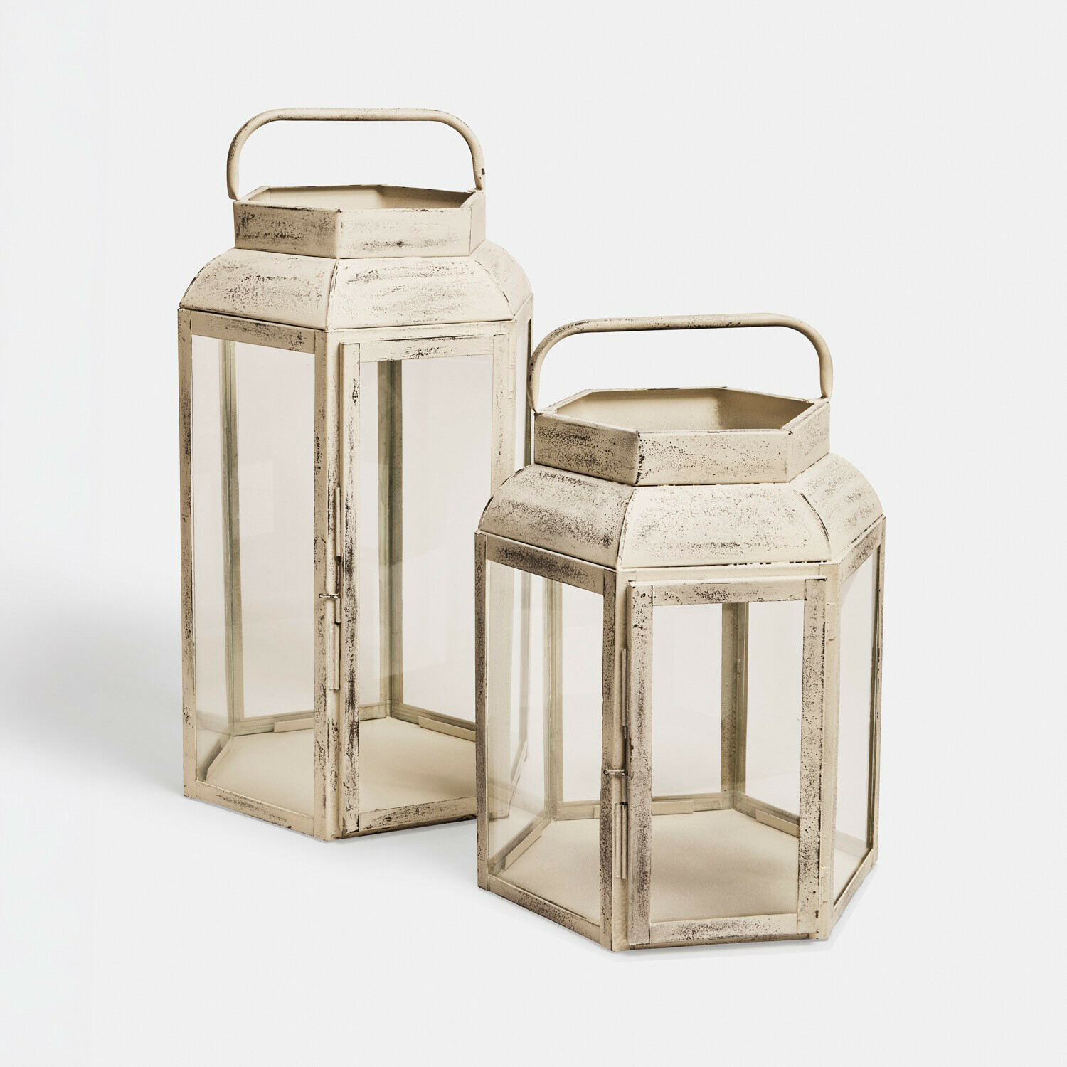 Set de 2 faroles Luviano