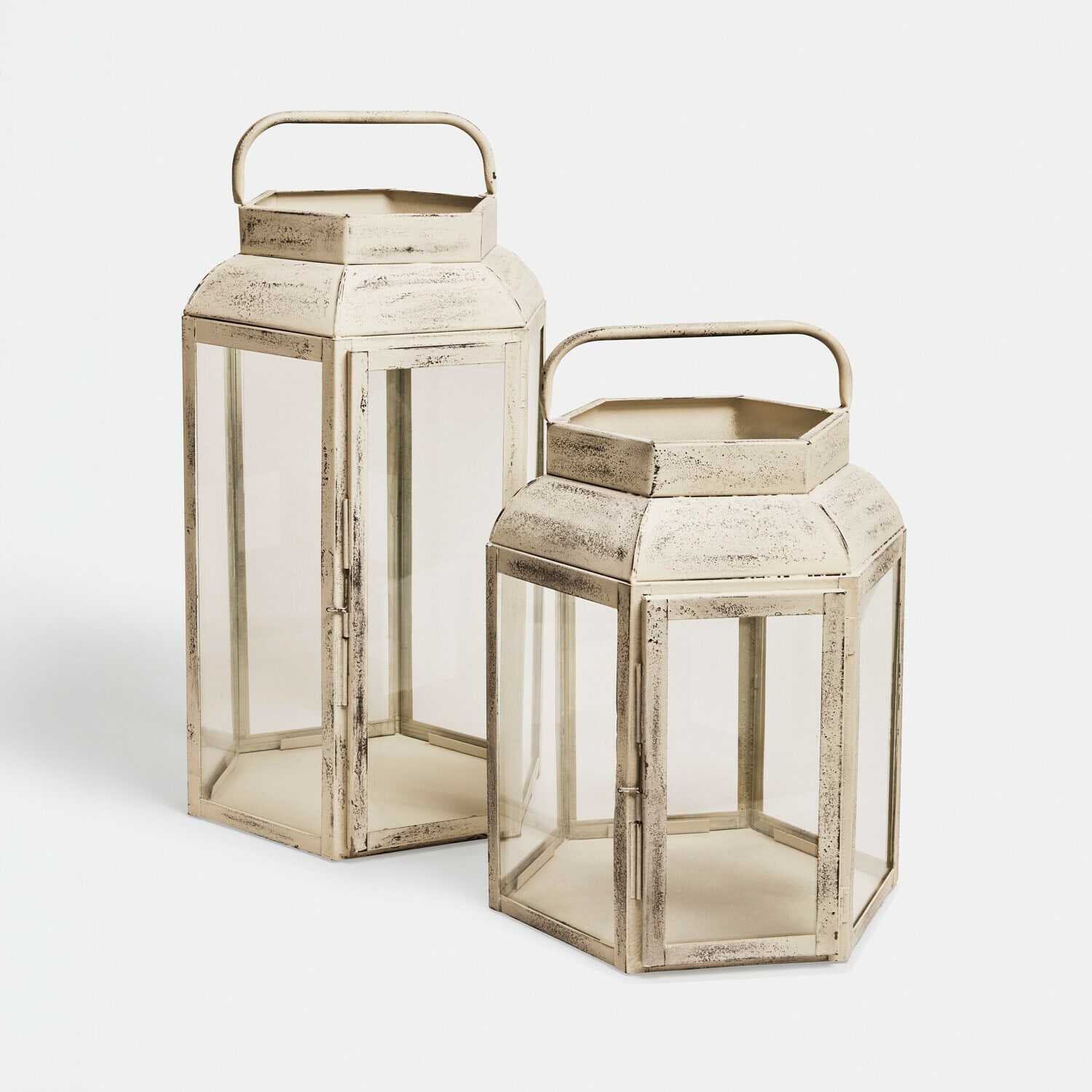 Set de 2 faroles Luviano