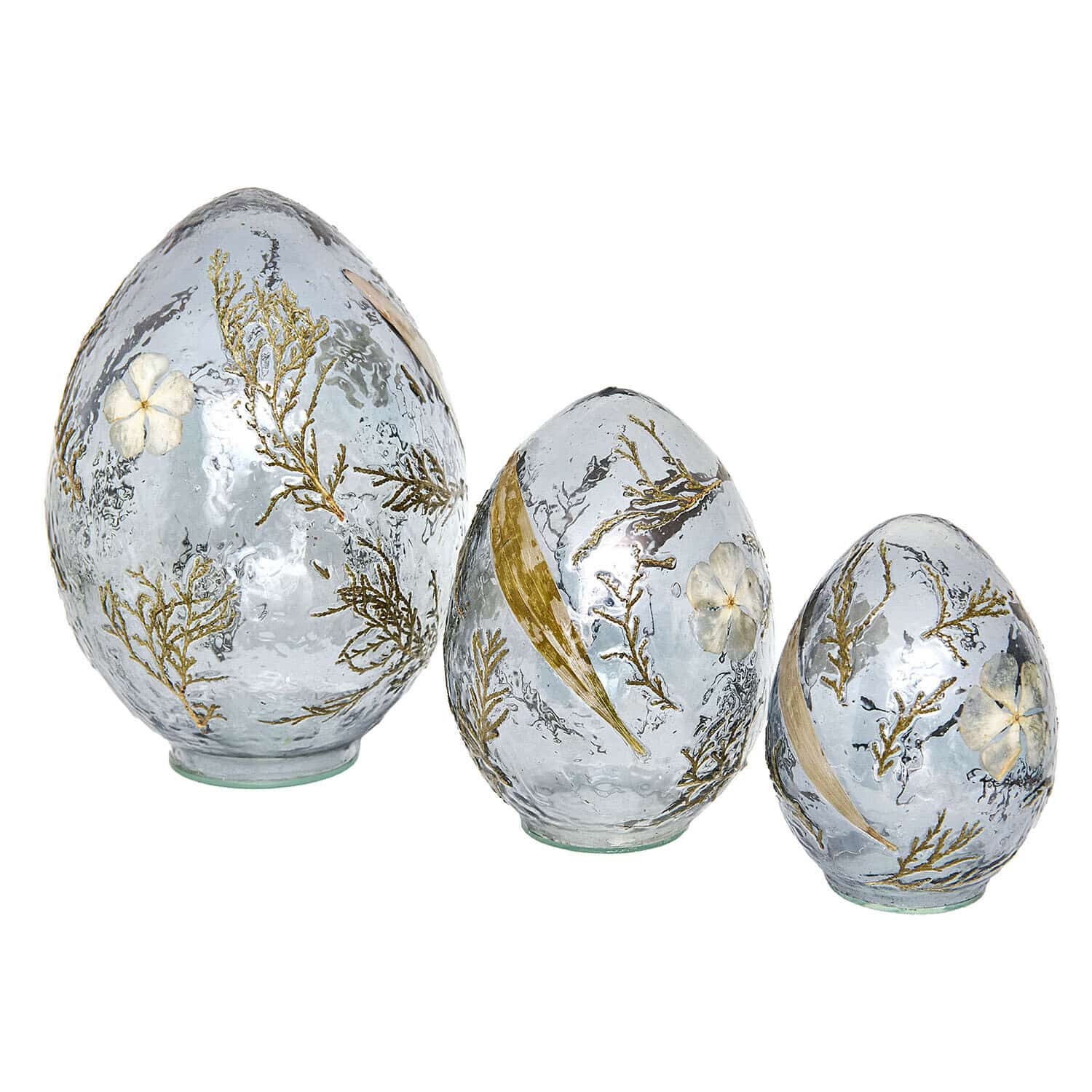 Set de 3 huevos decorativos Lunavelle