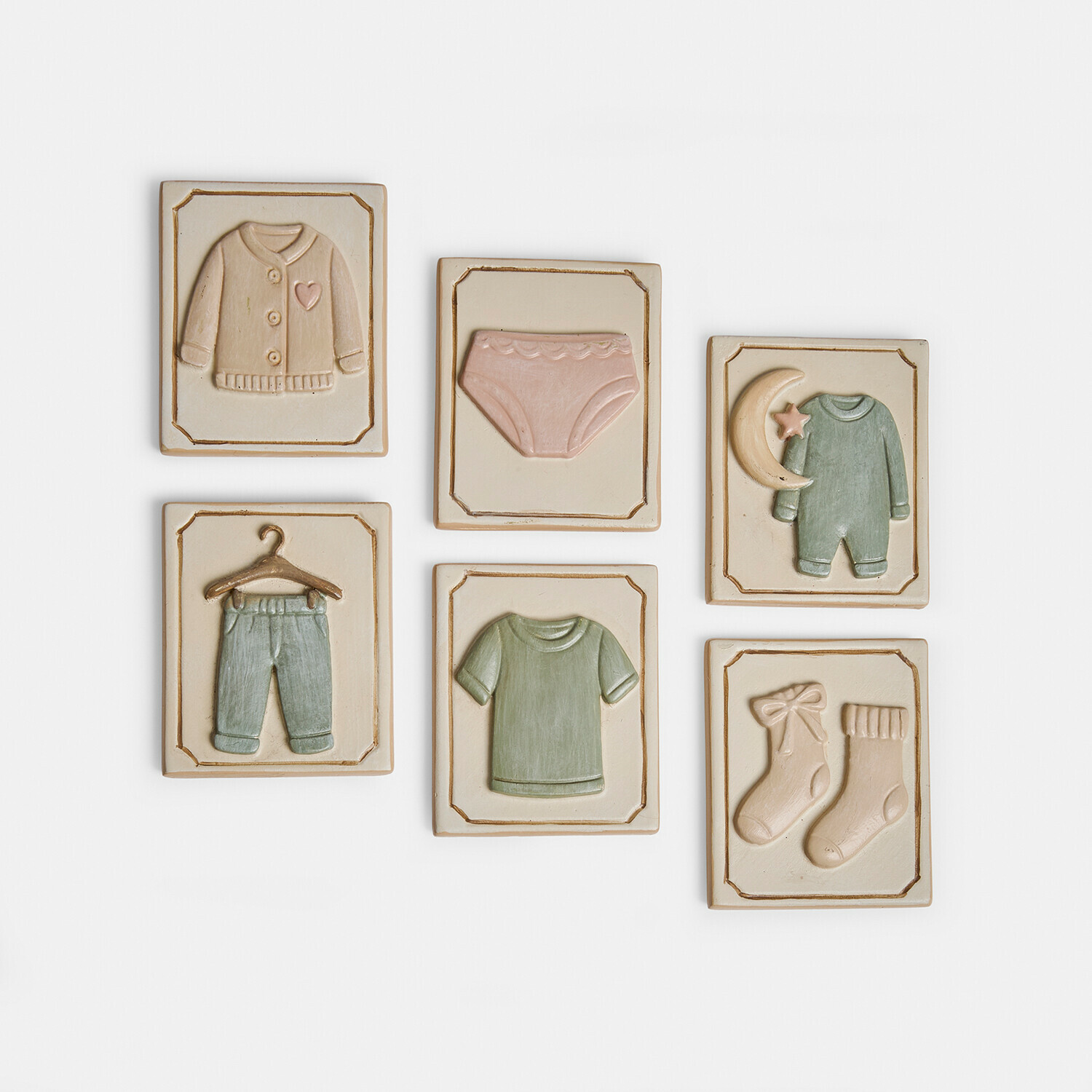 Set de 6 etiquetas para ropa Nellini
