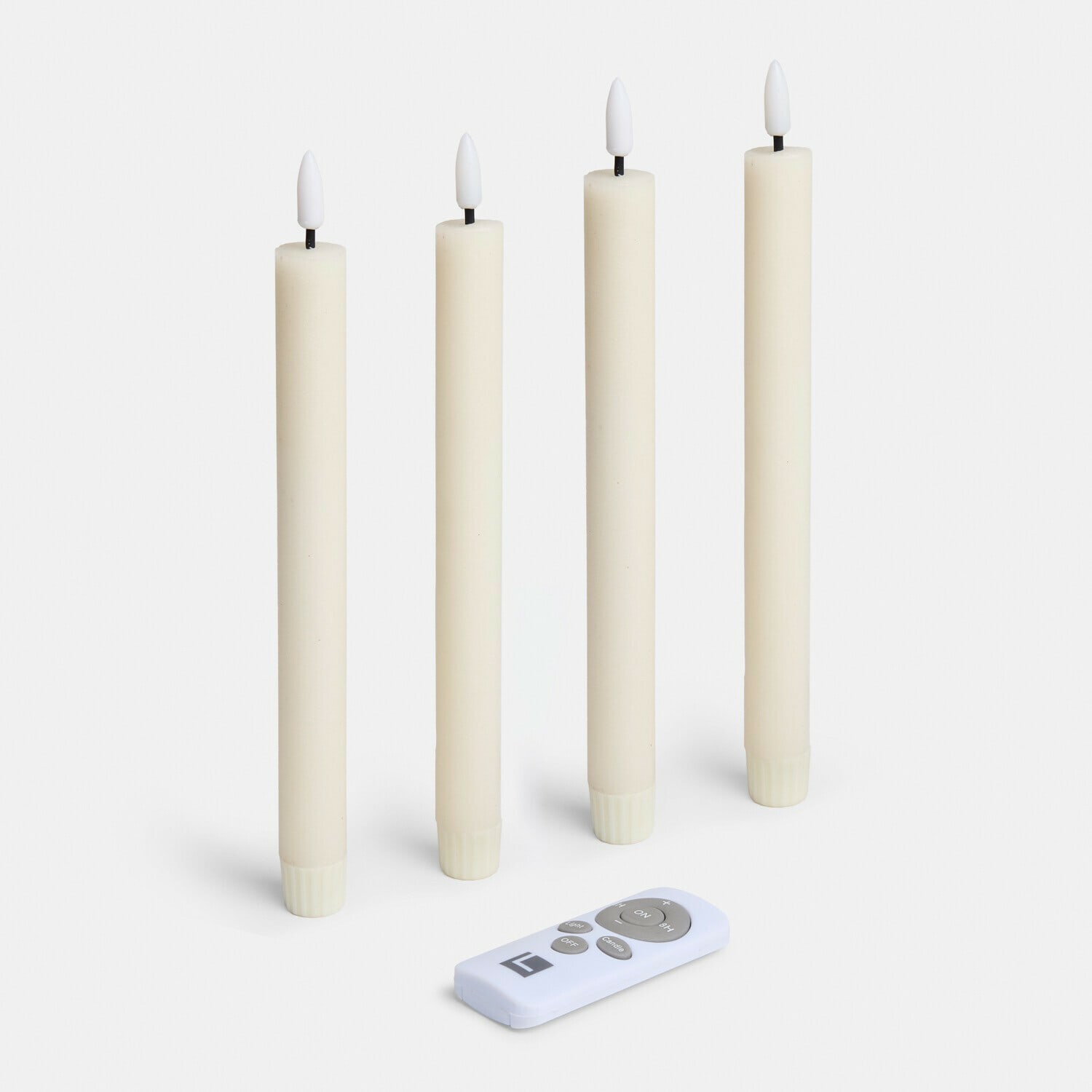 Set de 4 velas LED alargadas Eldsora Set de 4 velas LED alargadas Eldsora