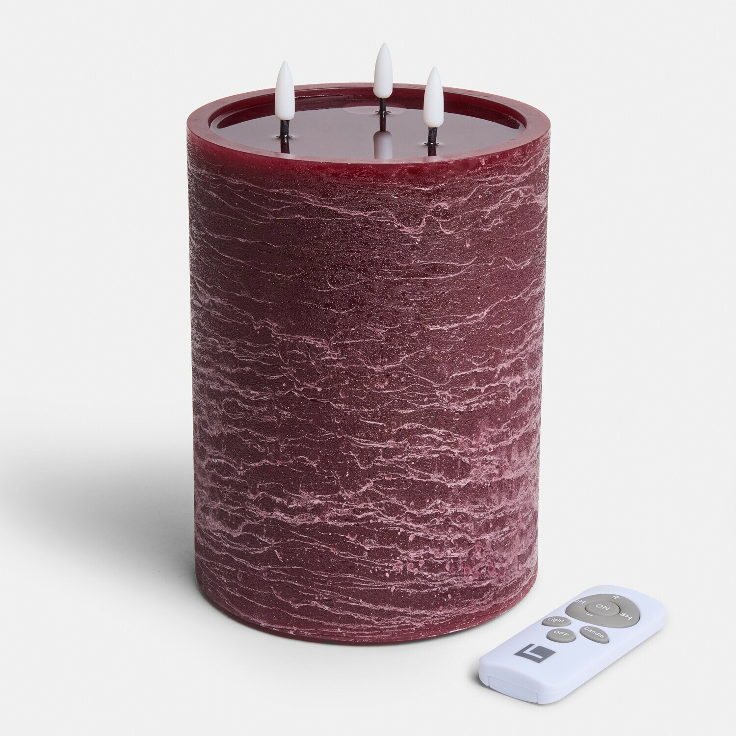 Set de 4 velas LED cilíndricas Chelun