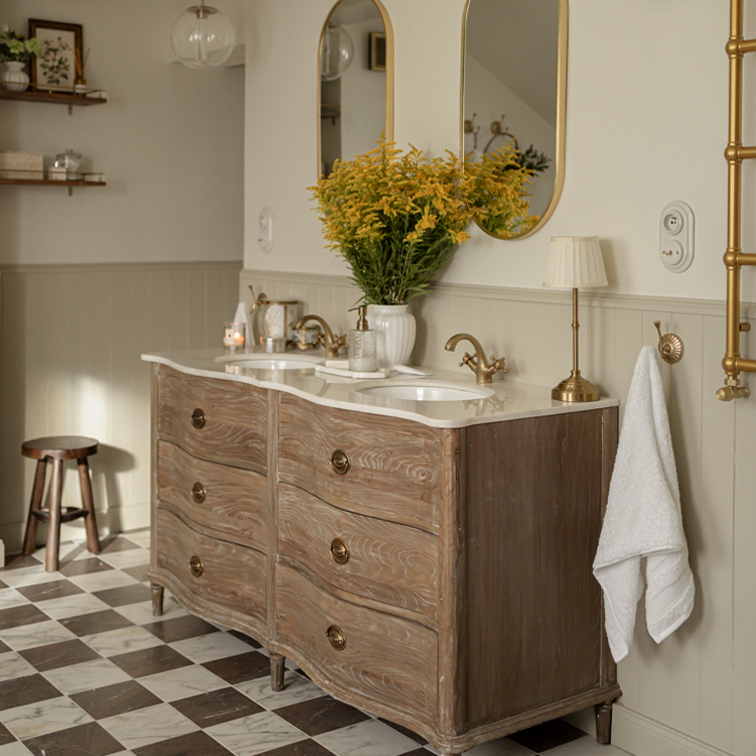 Un baño de belleza atemporal