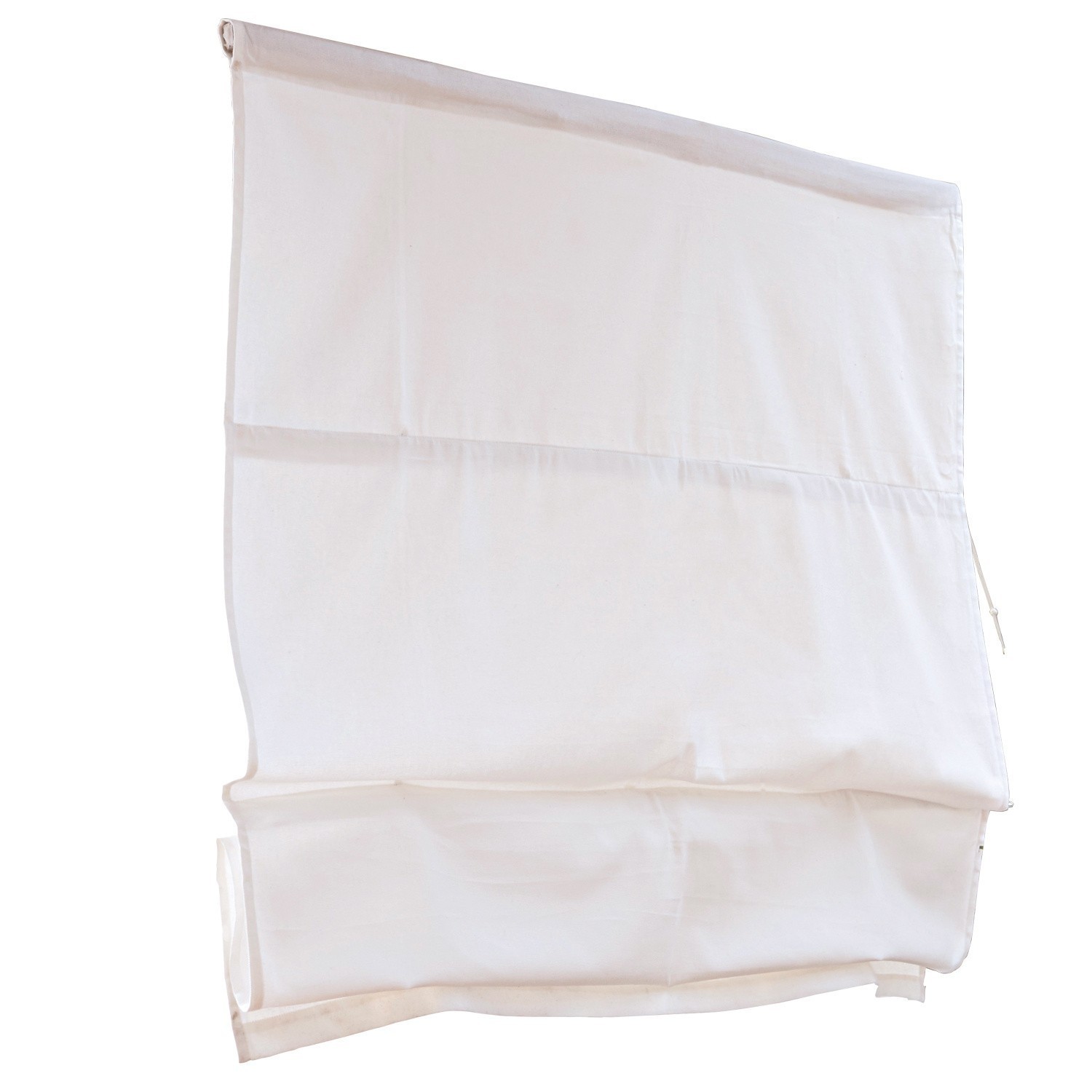 blanco Estor plisado blanco Fides de tela para decoración de ventanas y protección solar