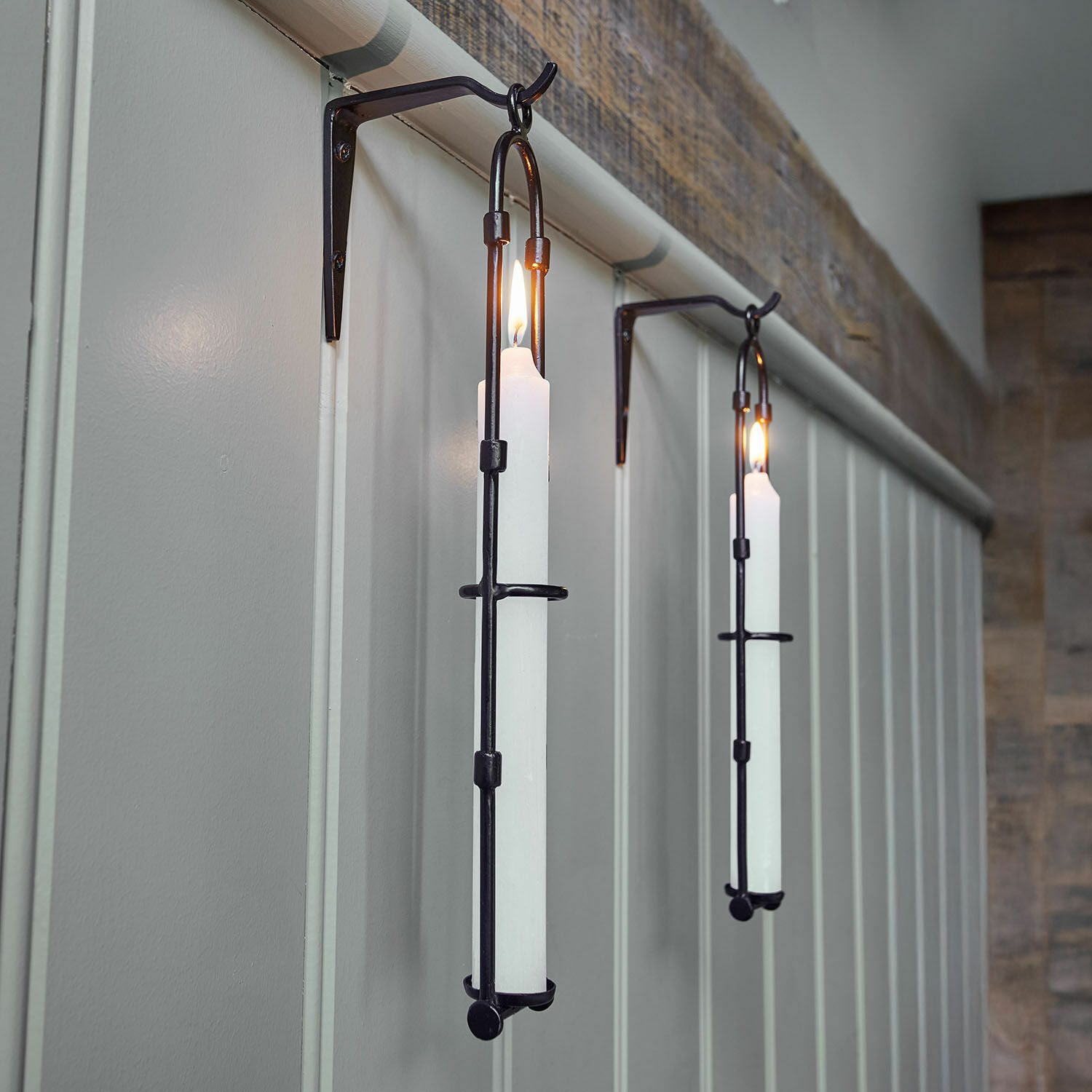 Set de 2 portavelas de pared Vivendas