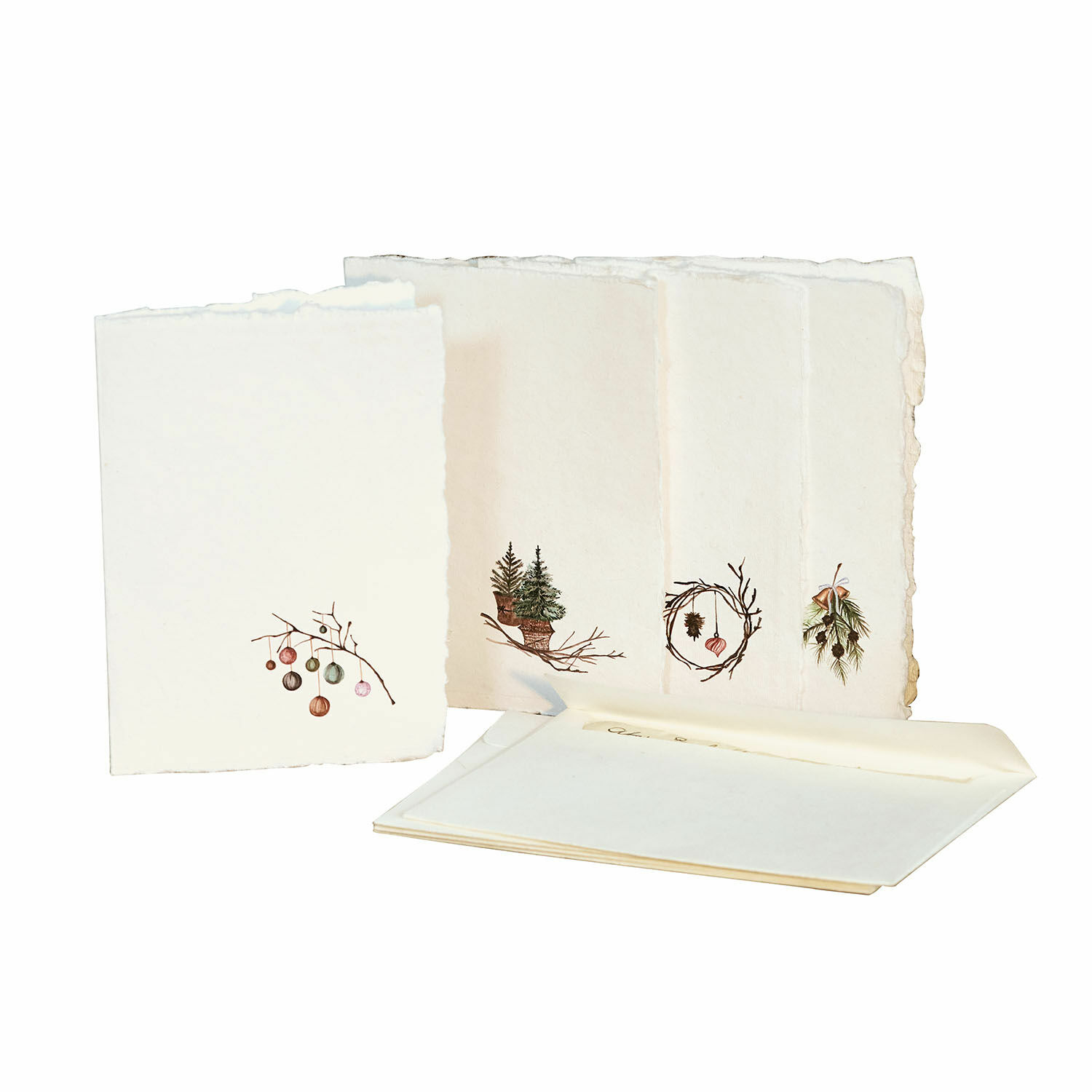 Set de 4 tarjetas de felicitación Velorine