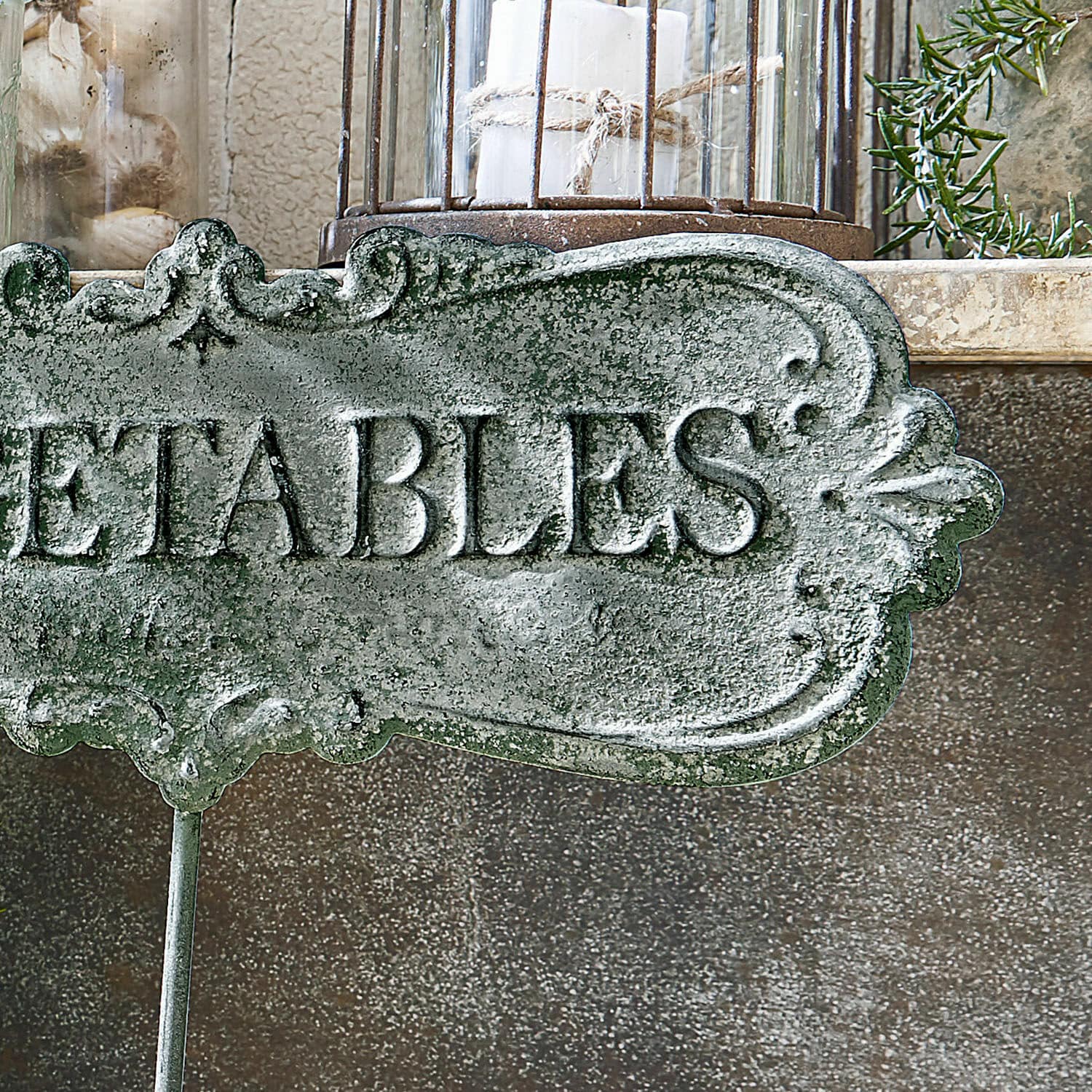 Set de 2 estacas de jardín Flowers & Vegetables