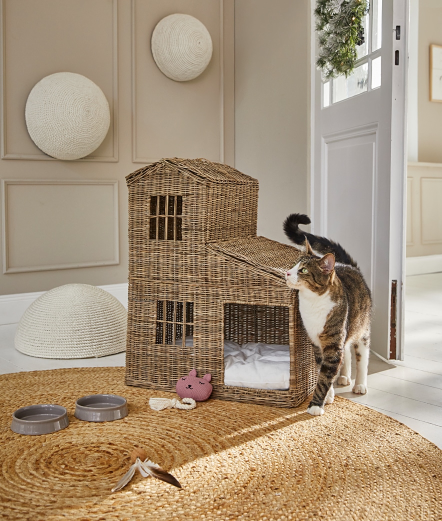 El paraíso de tu gato en estilo ratán