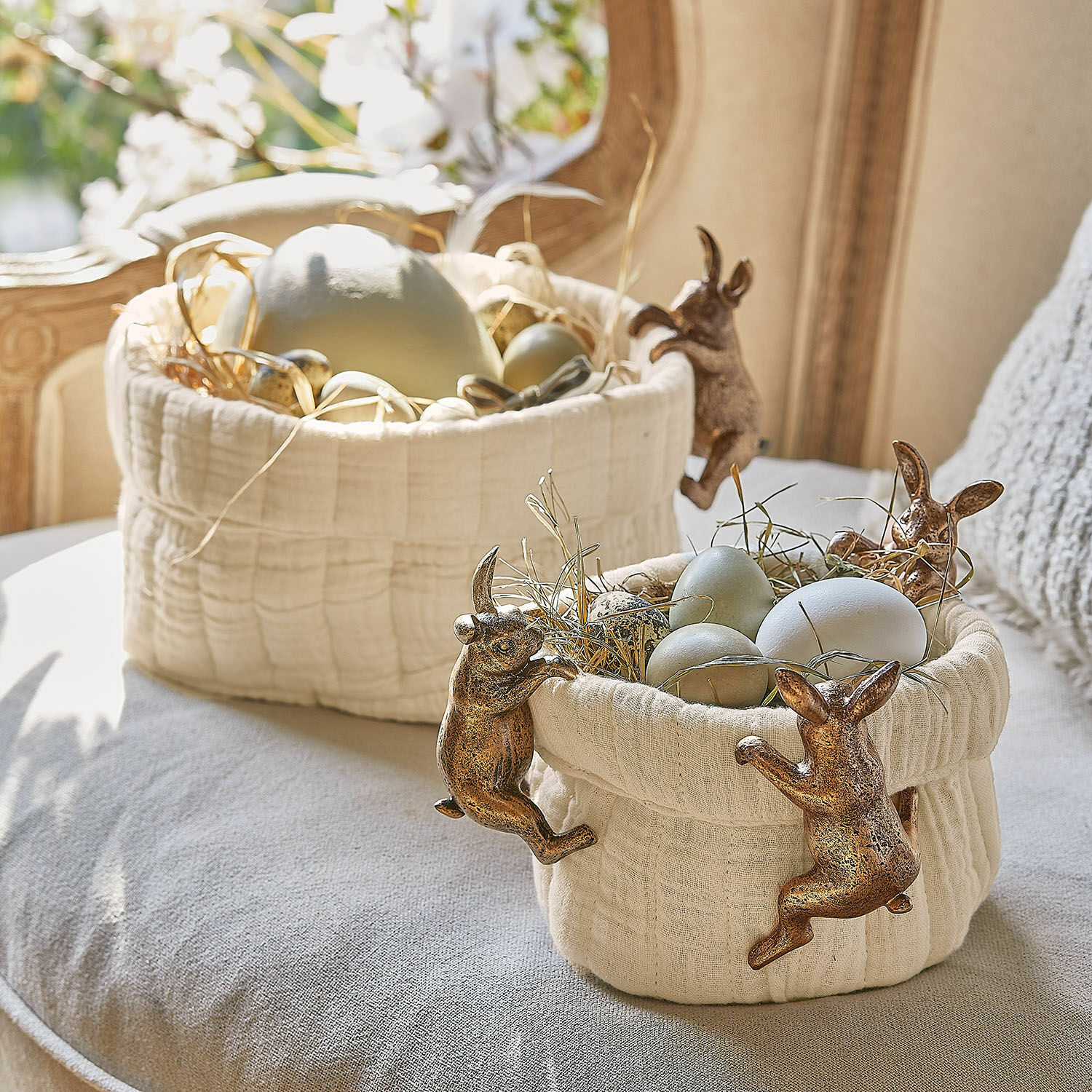 Set de 2 cestas Huillé