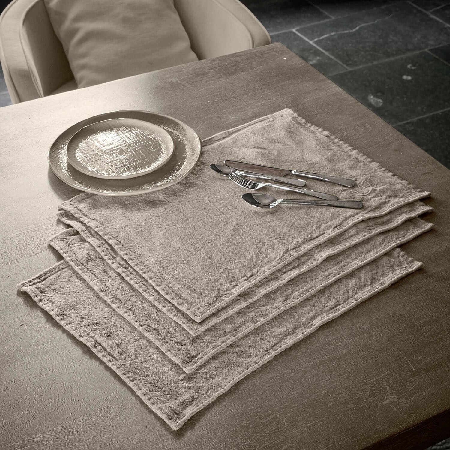 Set de 4 manteles individuales Bloomsdale