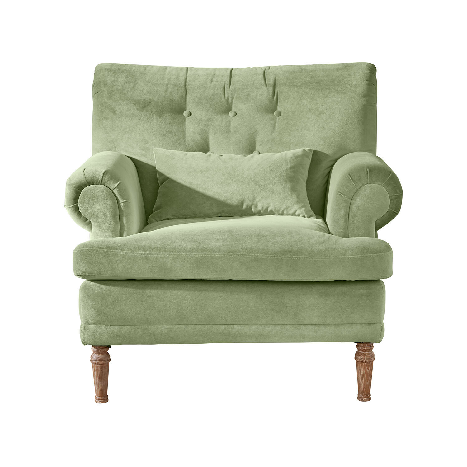 Sillón con reposapiés Éclat Émeraude