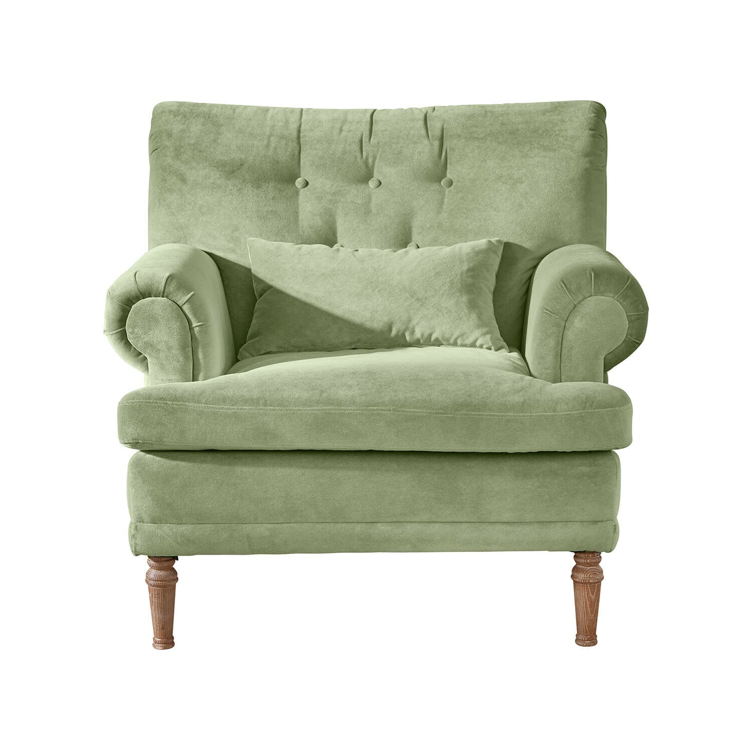 Sillón con reposapiés Éclat Émeraude