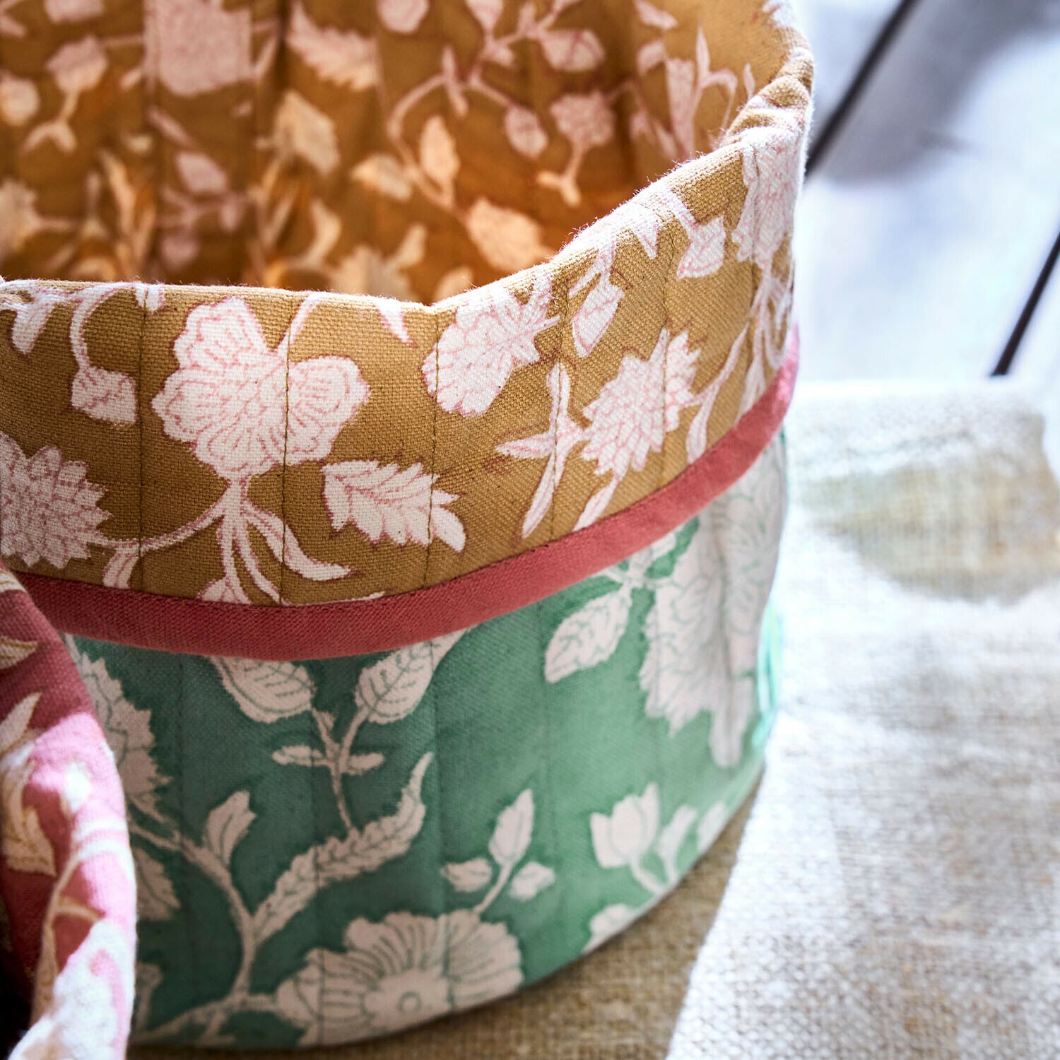 Set de 2 cestas Fleuronnes