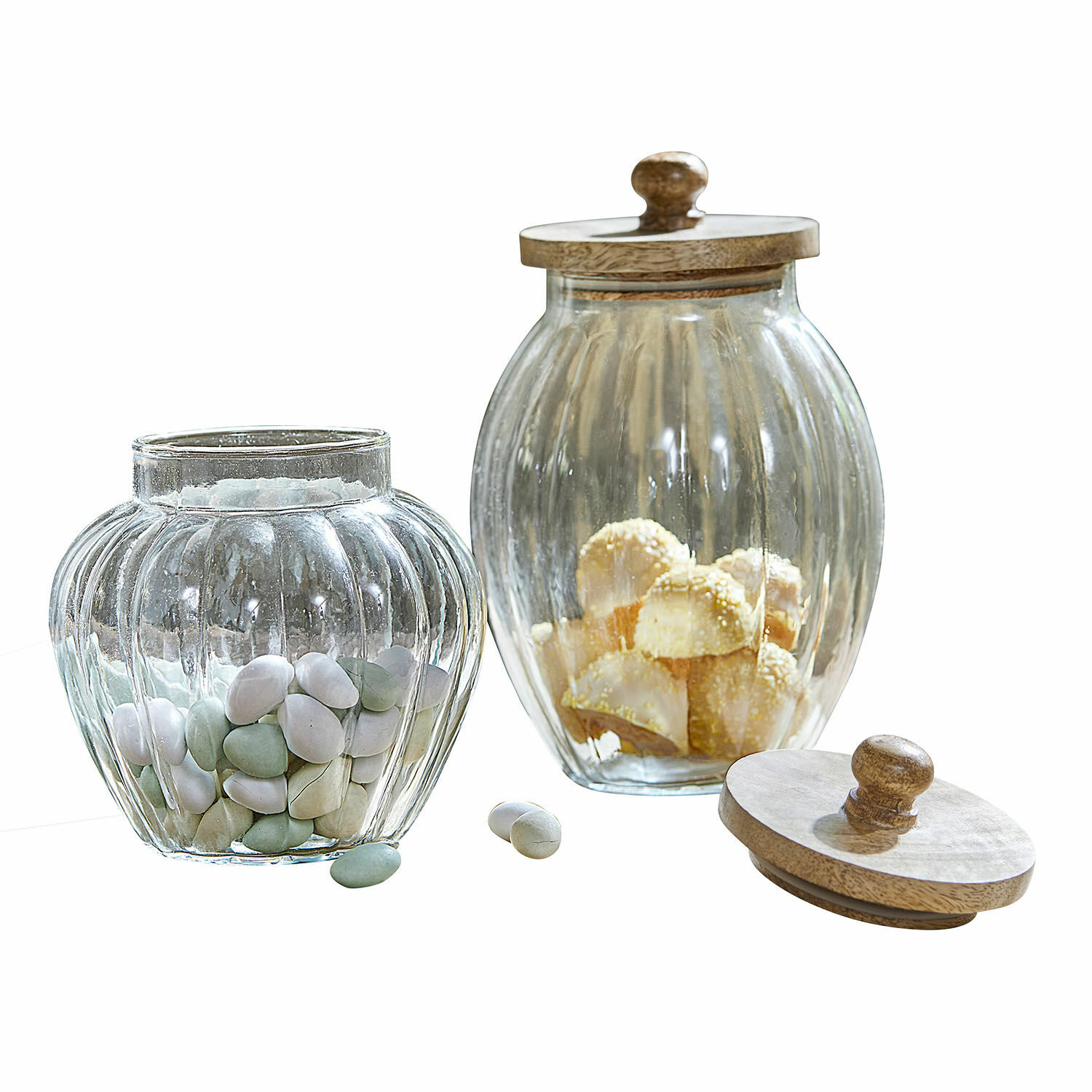 Set de 2 tarros de cristal Vionnée